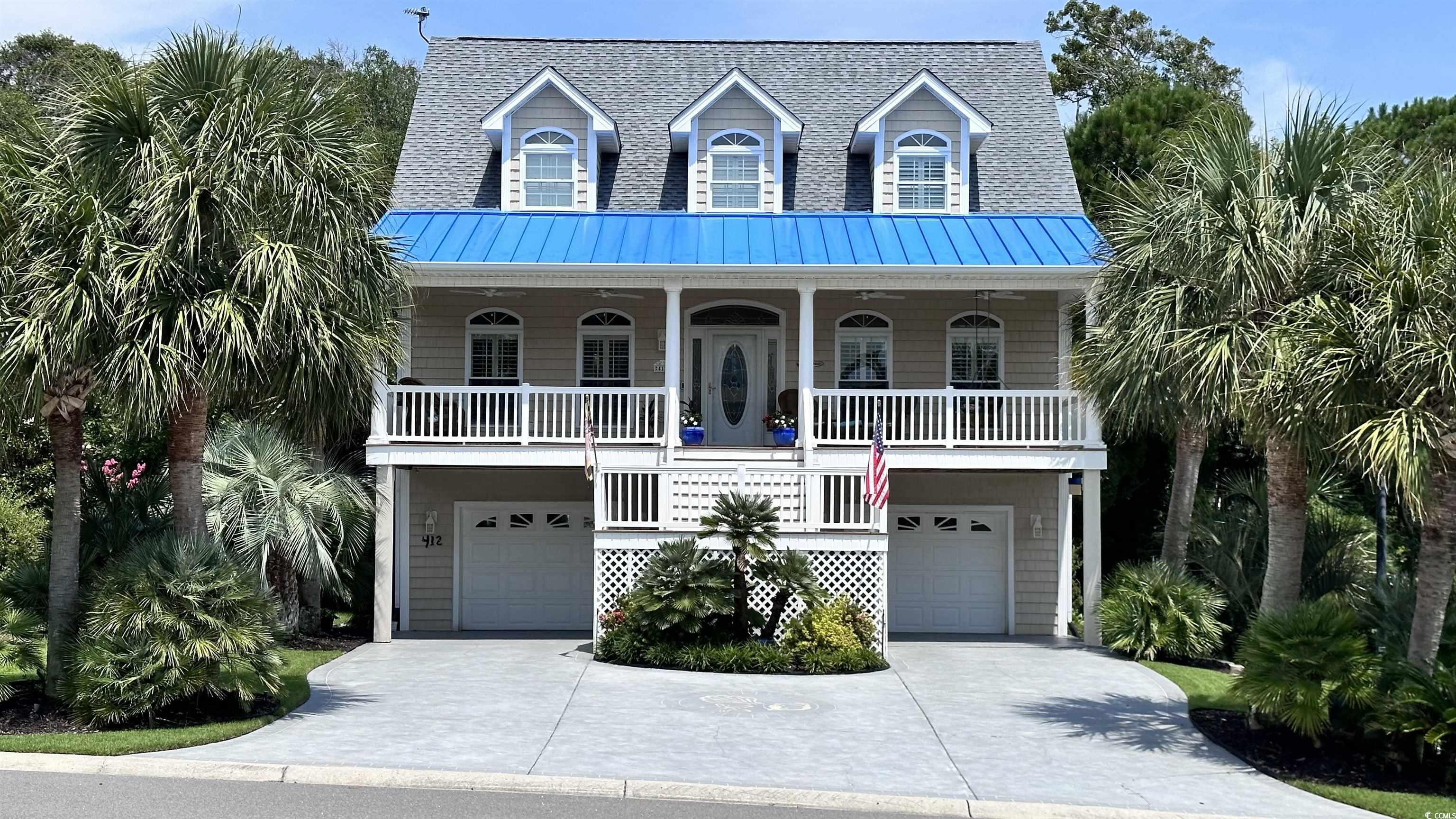 conveniently located in palms 5th avenue south, a very short walking distance to north myrtle beach main street, the shag capital of the world and yearly fun street festivals. this custom-built raised beach house with a 3-level residential elevator and heated pool , just a short 3.5 block walk or golf cart ride to the sandy shores of the atlantic ocean (see attached picture). custom upgrades galore including built in tiki bar with porcelain flooring great for parties, adjacent refrigerator with icemaker, etched/sealed driveway and parking area, parking under house for two cars and golf cart, hardwood floors on all levels, new trex decking on rear 10x16 with vinyl railings, trex flooring on large front porch with vinyl rails and ceiling fans, kitchen granite counter tops, computer area granite counter top, quartz counter tops in bathrooms with mexican talavera sinks, enclosed tiled carolina room with removable plexiglass panels for summer or winter use, downstairs ½ bath close to pool, recent hvac and pool heater replacement, wi-fi thermostats and garage door openers, covered area below rear deck with tin ceiling/ceiling fan. downtown north myrtle beach is nearby for annual festivities and mclean park for a casual stroll or picnic. local grocery, restaurants, lowes, home depot, and walmart nearby, a golf cart drive away. east side of highway 17, this property has never flooded since built as it sits on the outside edge of the fema flood maps. the heavy gauge partial blue tin roof stands out across the span of the front porch and trimming down each side of the house. hvac system replaced 2021 both inside and outside units. lg wash tower and samsung french door refrigerator convey with sale. mature palm trees and landscaping, recent new zoysia sod. great natural light, plantation shudders on front windows and upstairs front window dormers, lots and lots of storage upstairs accessible via the elevator, his/her’s walk-in closets, corner jacuzzi in master bath, cable or high-speed fiber available, remote control or wi-fi levolor shades in carolina room, irrigation with timer, free trash and recycle pickup weekly courtesy of city of north myrtle beach, low hoa fees. this house has never been smoked in. house will be available for addition costs to leave fully furnished along with outdoor pool table and custom golf cart. don’t let this one slip away, they don’t make them like this anymore!