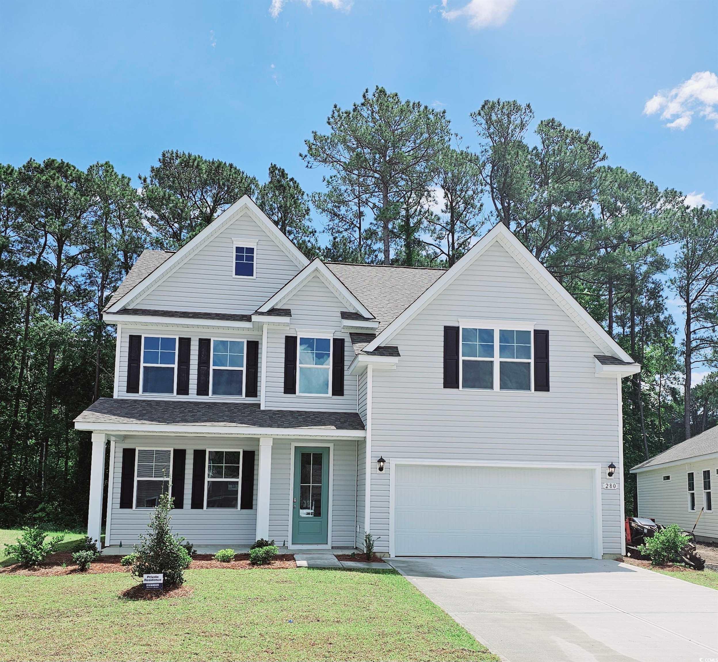 come see out newest community in the murrells inlet conveniently located to all the area has to offer! the forrester is one of our most popular floor plans! when you first enter the home there is a gorgeous 2-story foyer with a catwalk overlooking the entry! you will pass by the elegant formal dining room as you head into your great room and oversized kitchen. the kitchen features one of our largest islands measuring in at nearly 10' long! it also boasts a ton of storage with 36" painted cabinets. lastly on the first floor is a bedroom and full bath that is great for guests or can double as an office space. head upstairs to your master suite with a large walk-in closet and en suite bathroom with 5ft. shower and spacious double vanity. two additional bedrooms with a full bath in between are across the catwalk. one of the best features of this home is the huge bonus room with vaulted ceilings over the garage that can be the 5th bedroom!  this is america's smart home! each of our homes comes with an industry leading smart home technology package that will allow you to control the thermostat, front door light and lock, and video doorbell from your smartphone or with voice commands to alexa. *photos are of a similar forrester home.  (home and community information, including pricing, included features, terms, availability and amenities, are subject to change prior to sale at any time without notice or obligation. square footages are approximate. pictures, photographs, colors, features, and sizes are for illustration purposes only and will vary from the homes as built. equal housing opportunity builder.)