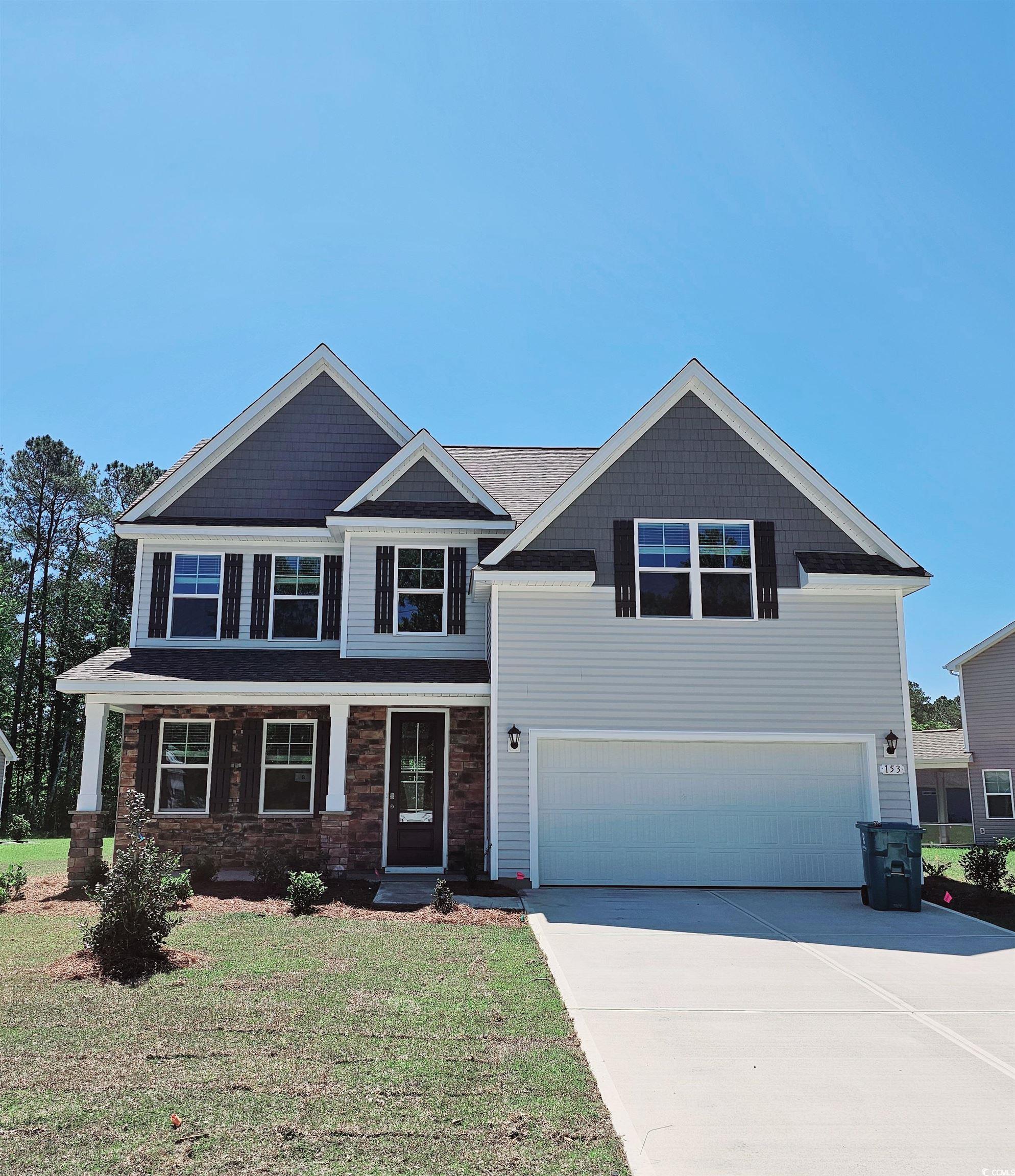 come see out newest community in the murrells inlet conveniently located to all the area has to offer! the forrester is one of our most popular floor plans! when you first enter the home there is a gorgeous 2-story foyer with a catwalk overlooking the entry! you will pass by the elegant formal dining room as you head into your great room and oversized kitchen. the kitchen features one of our largest islands measuring in at nearly 10' long! it also boasts a ton of storage with 36" cabinets. lastly on the first floor is a bedroom and full bath that is great for guests or can double as an office space. head upstairs to your master suite with a large walk-in closet and en suite bathroom with 5ft. shower and spacious double vanity. two additional bedrooms with a full bath in between are across the catwalk. one of the best features of this home is the huge bonus room with vaulted ceilings over the garage that can be the 5th bedroom!  this is america's smart home! each of our homes comes with an industry leading smart home technology package that will allow you to control the thermostat, front door light and lock, and video doorbell from your smartphone or with voice commands to alexa. *photos are of a similar forrester home.  (home and community information, including pricing, included features, terms, availability and amenities, are subject to change prior to sale at any time without notice or obligation. square footages are approximate. pictures, photographs, colors, features, and sizes are for illustration purposes only and will vary from the homes as built. equal housing opportunity builder.)