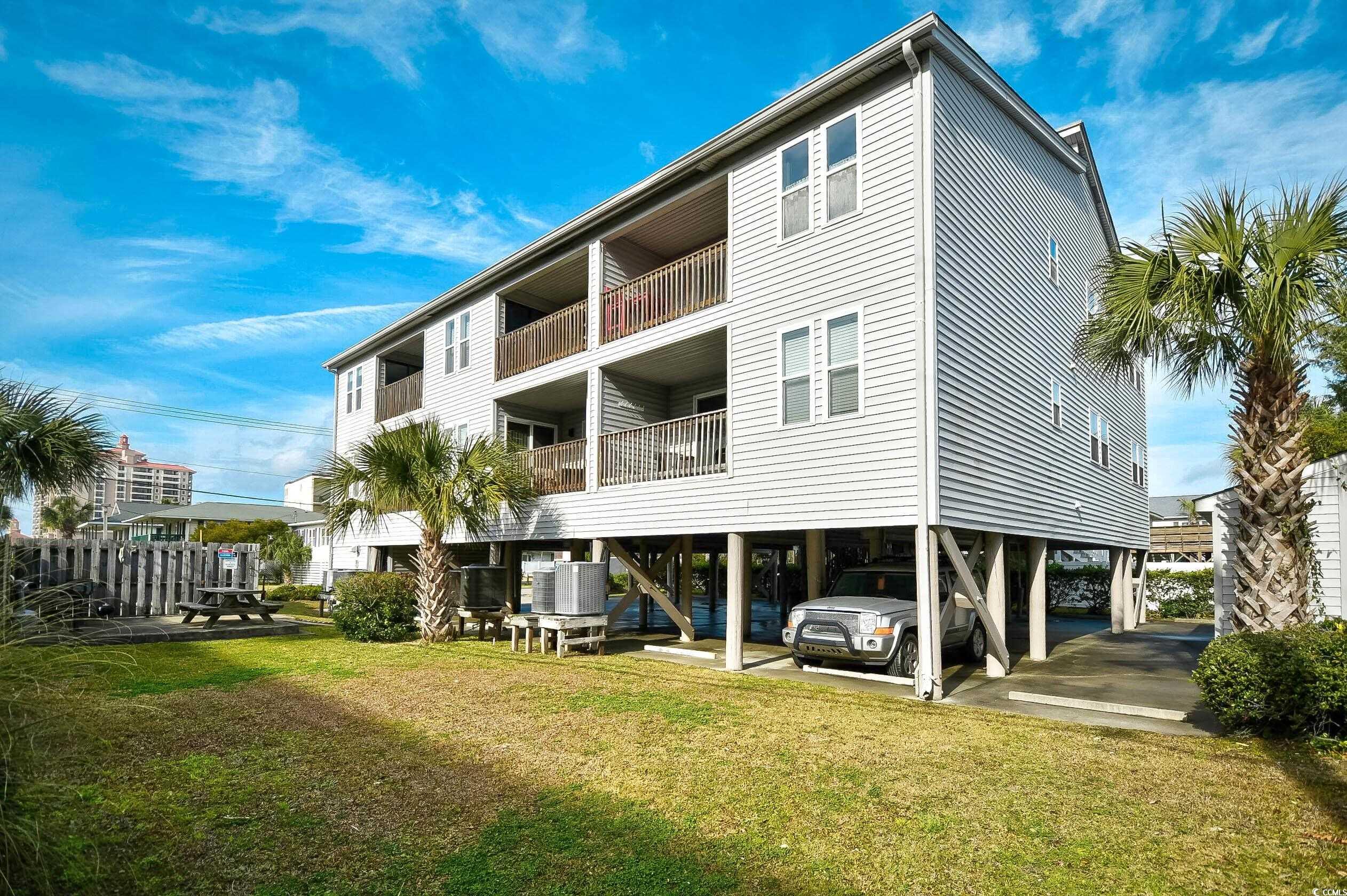 don't miss your opportunity to own this extremely rare- 3 bedroom, 2 bathroom condo in the small building- ocean terrace, located across the street from the beach in the heart of north myrtle beach. this unit features updated flooring and beautifully coordinated furnishing throughout the main living areas! the full size kitchen is equipped with all appliances, granite countertops and a backsplash! all furnishings, washer/dryer, decor, and kitchenware convey with sale, so this unit is truly move-in or rental ready immediately upon closing! with a balcony facing toward the beach and the ocean just a few steps across the street, this unit makes the perfect second home, investment opportunity, or vacation getaway. located close to grocery stores, and all of the grand strand's famous dining, shopping, golf, and entertainment attractions. schedule your showing today!