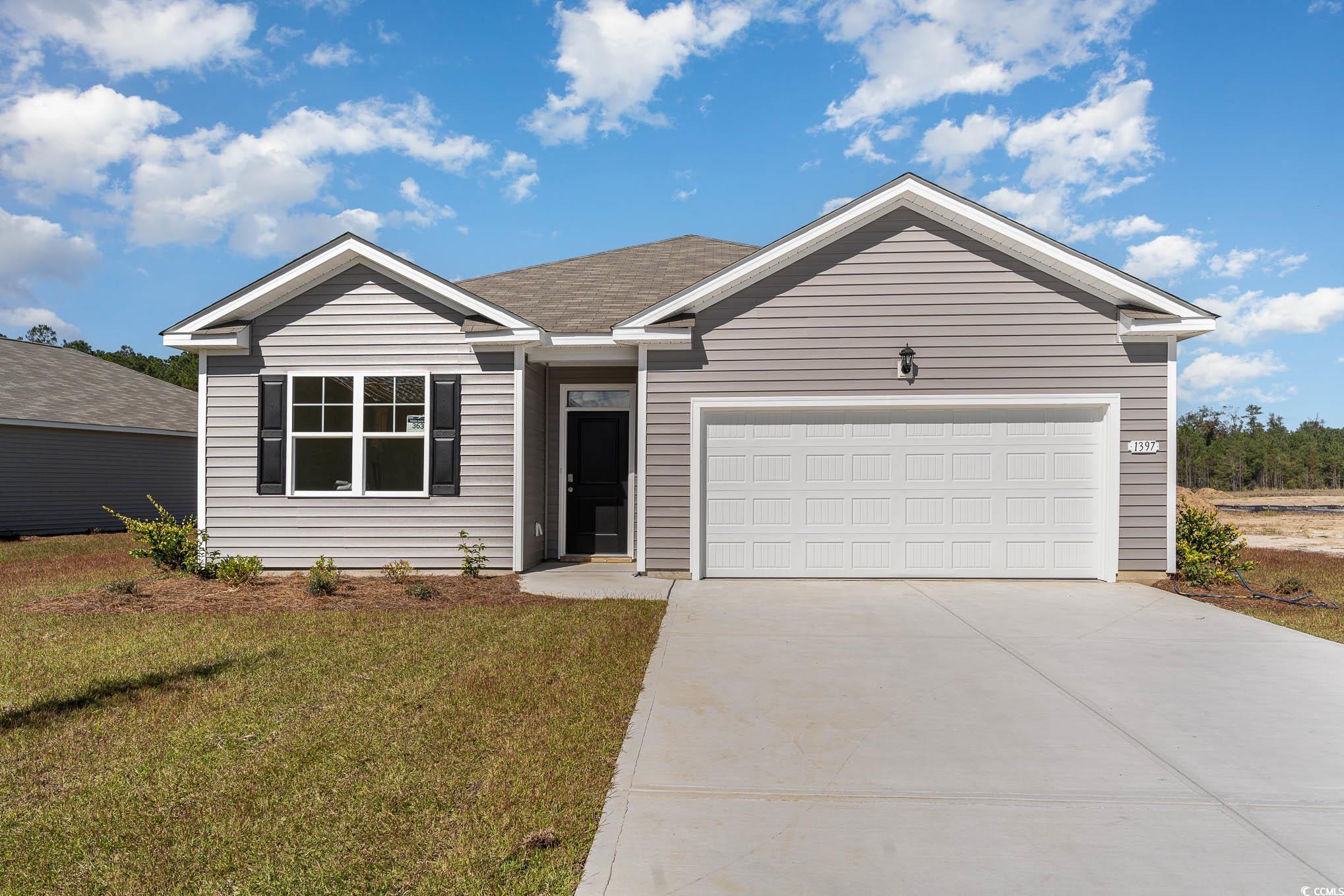 the reserve at wild horse community is conveniently located on highway 90 just minutes from downtown conway, shopping destinations, golf courses, and the beach! our cali plan is the perfect one level home with a beautiful, open concept living area for entertaining. the kitchen features granite countertops, oversized island, walk-in pantry, and stainless appliances. the large owner's suite is tucked away at the back of the home, separated from the other bedrooms, with double vanity and 5' walk-in shower in the private master bath.  spacious covered rear porch adds additional outdoor living space. ask about our home is connected package!  home is connected smart home package are also included.  *photos are of a similar cali home.  (home and community information, including pricing, included features, terms, availability and amenities, are subject to change prior to sale at any time without notice or obligation. square footages are approximate. pictures, photographs, colors, features, and sizes are for illustration purposes only and will vary from the homes as built. equal housing opportunity builder.)