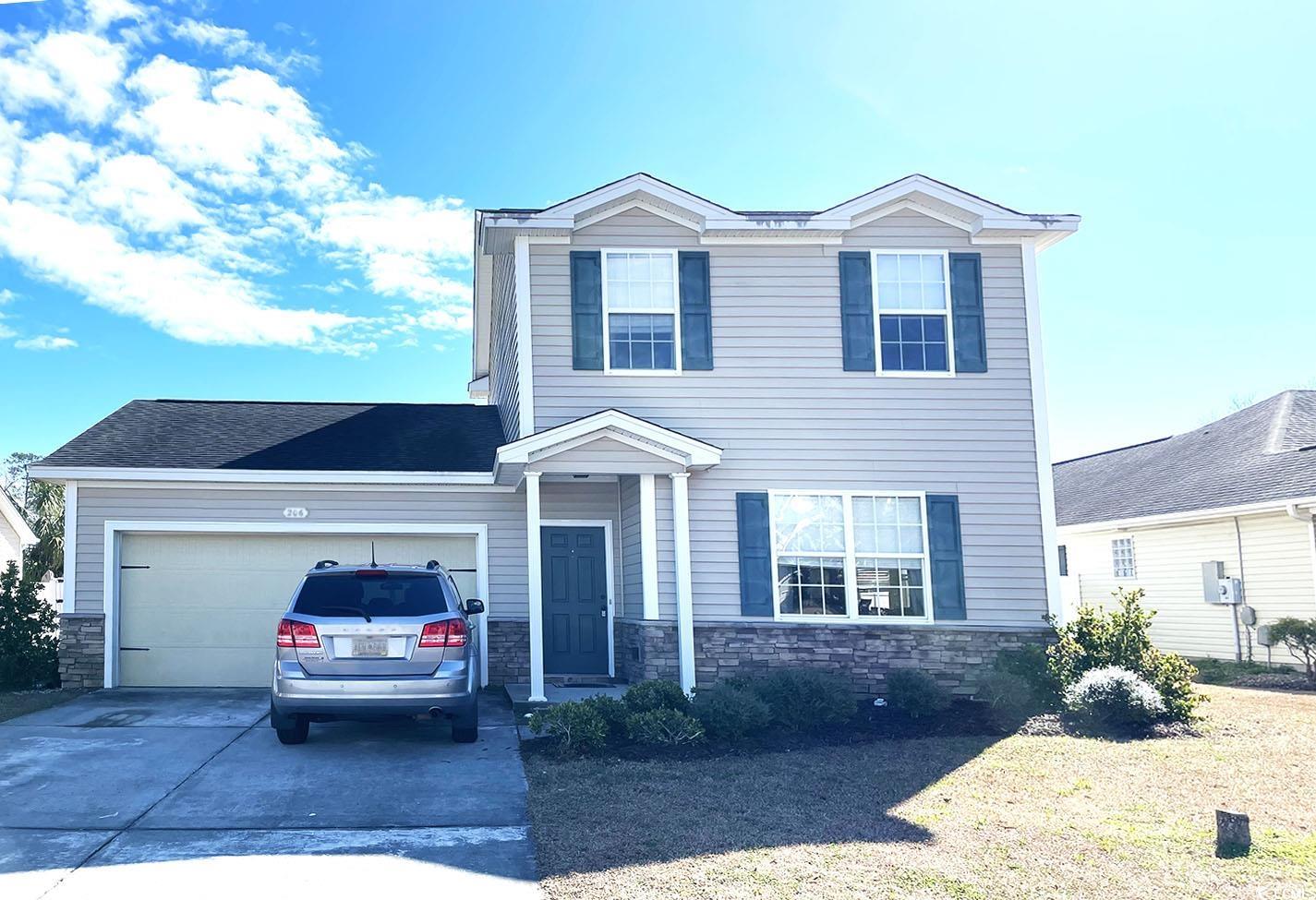 this 3 bedroom 2.5 bath home, located right off hwy 707 by the murrells inlet/socastee interchange to hwy 31 (carolina bays parkway), features a large fenced-in back yard and the oversized garage allows more room to set up a work space or even fit a motorcycle with two cars. the property is located a short drive to the beach, a plethora of golf courses and is in the award-winning st. james school district. the seller is offering a two thousand five hundred dollar flooring credit for second floor carpet/flooring!