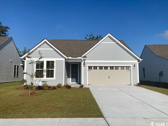 under construction - move-in ready home march/april 2024.   some photos are of model home.  the palmary has an open floorplan, gourmet kitchen with extra-large island and & buffet area with walk-in pantry. gray cabinetry with quartz countertops, white backsplash, stainless appliances, gas cook-top.  bonus room can be used for den/office/crafts etc. owner's suite has fully-tiled, zero-entry walk-in shower with upgraded tile, ada accessible shower.  laminates and tile through-out, no carpet!  upgraded trim and brushed nickel package.  tray ceilings in gathering room, owner's suite and flex room.  2-car garage with interior conditioned storage room.   the only  55+ lifestyle community.  age restricted, central north myrtle beach, just a mile from the ocean.  amazing curb appeal with a gorgeous brick accents and front porch for adirondack chairs or rockers. corner homesite with 25 foot covered lanai with serene water view!  dream kitchen with white cabinetry, grey countertops, huge island, upgraded kitchen-aid stainless steel appliances.  double doors at 3rd bedroom/flex/office.  owners shower with frameless shower door and bench seat.  conditioned storage room off main foyer.  gas-line stub out at patio, for future outdoor kitchen or fireplace.  craftsman trim package with 5-panel interior doors, and 8-inch baseboards.  blind package and irrigation system included!   golf cart friendly, pets/fences allowed.  amenities/clubhouse, yard care, high-speed internet and cable included in monthly hoa.  < 500 homes upon completion, build to suit, choice of 10 customizable floorplans.  detached low-country, single-level floorplans, 2 - 4 bedroom homes with 2-3 car garage options.  monthly events/activity calendar provided by full-time lifestyle director, and amenity center/clubhouse scheduled to be completed summer 2023 and will include indoor lap pool, outdoor salt water pool/hot tub, 8 pickleball courts, fitness center, bocce courts, putting green and 5 foot sidewalks both sides of the street throughout the community! < 5 minutes to city community center/indoor pickleball & tennis, sports complex, aquatics & fitness center and crescent beach public beach access.  dog park, marinas, rv parks/storage, golf courses, dining, grocery, medical facilities and more within 15 minutes.   myrtle beach international airport < 30 minutes away!  you cannot beat this location!