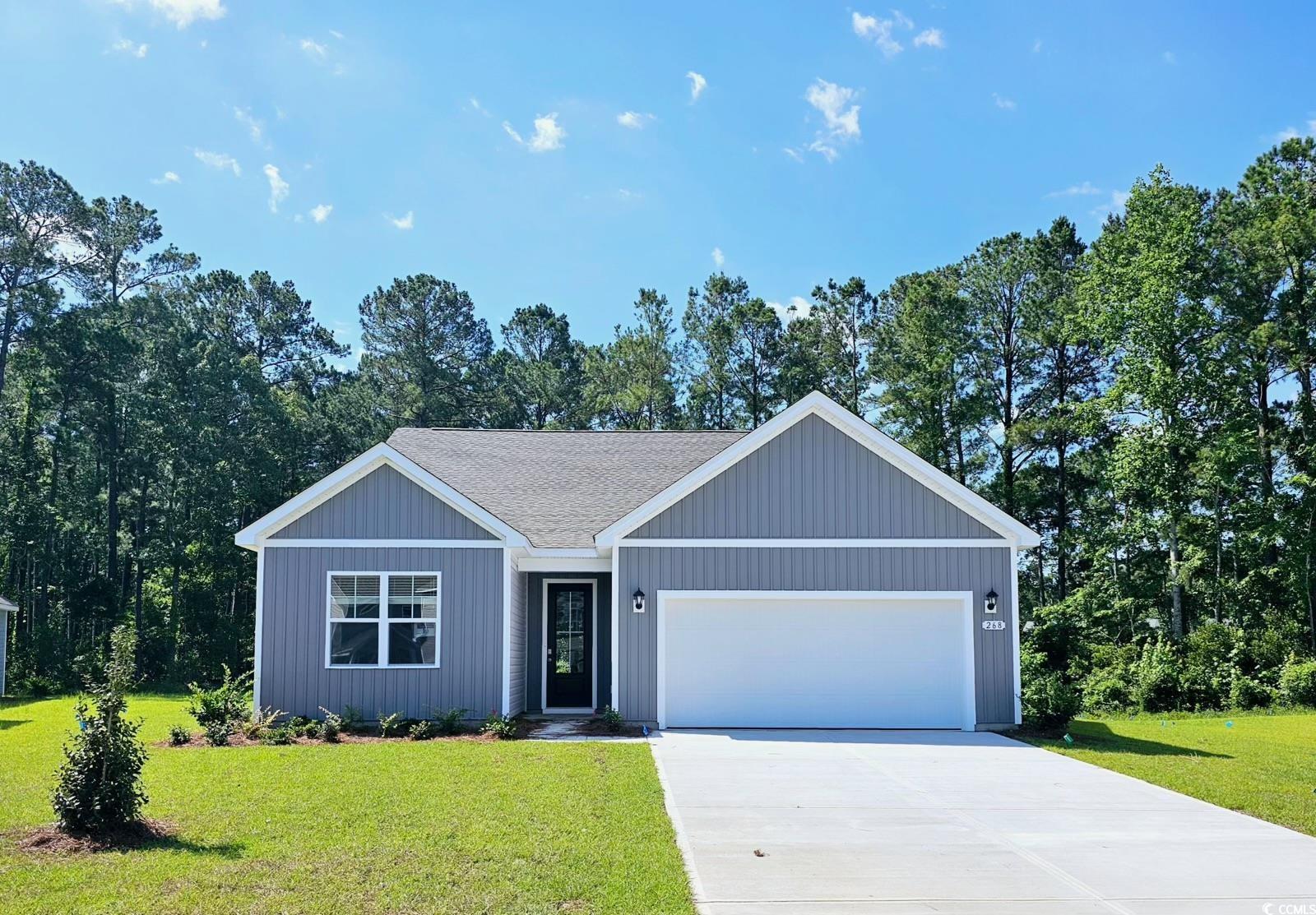 come see out newest community in the murrells inlet conveniently located to all the area has to offer! the litchfield is one of our most desirable single-story homes. this 4 bedroom, 2 bath floorplan offers 11 ft. ceilings and a large open living area. spacious kitchen with breakfast bar/counter height island with granite counters, corner walk-in pantry, stainless steel appliances with a natural gas cooking and 36" cabinets. other features include an upgraded 4 panel sliding glass door leading to the oversized back porch. owners' suite has double closets, walk-in tiled shower, linen closet, and double vanity.      this is america's smart home! each of our homes comes with an industry leading smart home technology package that will allow you to control the thermostat, front door light and lock, and video doorbell from your smartphone or with voice commands to alexa. *photos are of a similar litchfield home.  (home and community information, including pricing, included features, terms, availability and amenities, are subject to change prior to sale at any time without notice or obligation. square footages are approximate. pictures, photographs, colors, features, and sizes are for illustration purposes only and will vary from the homes as built. equal housing opportunity builder.)