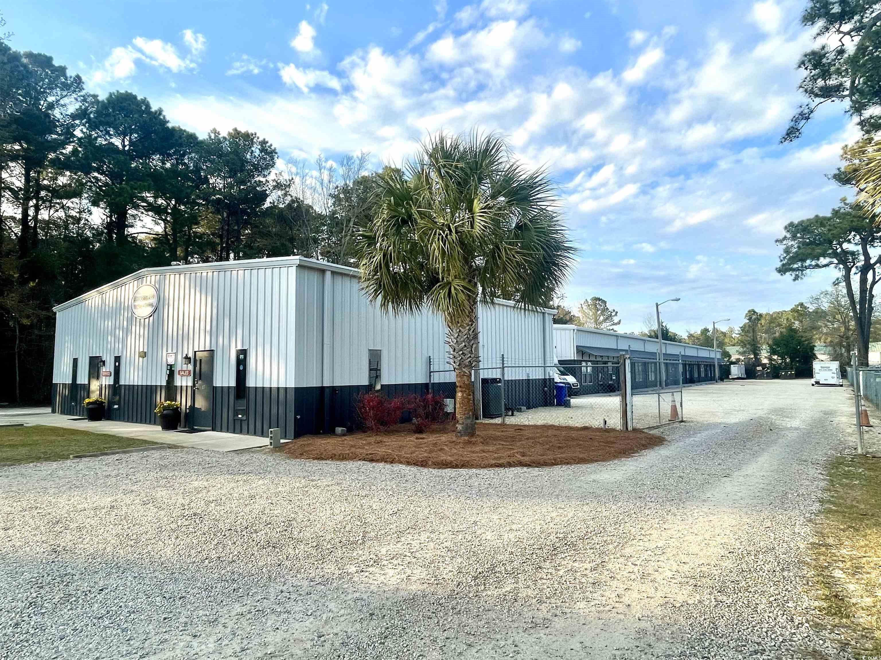warehouse space in the heart of pawleys island. the property has easy access to highway 17 and is in close proximity to the major retail and residential areas of pawleys. this site is ideal for businesses that service areas from georgetown to myrtle beach. property improvements underway include new exterior paint and landscaping, installation of a new monument sign, branding and way-finding signage, new storefront entryways and roll form awnings, repairing/replacing roofs and roll up doors, and filling holes in gravel driveway. zoning: resort service, county of georgetown, sc.  industrial space up to 14,810 sf coming available soon.