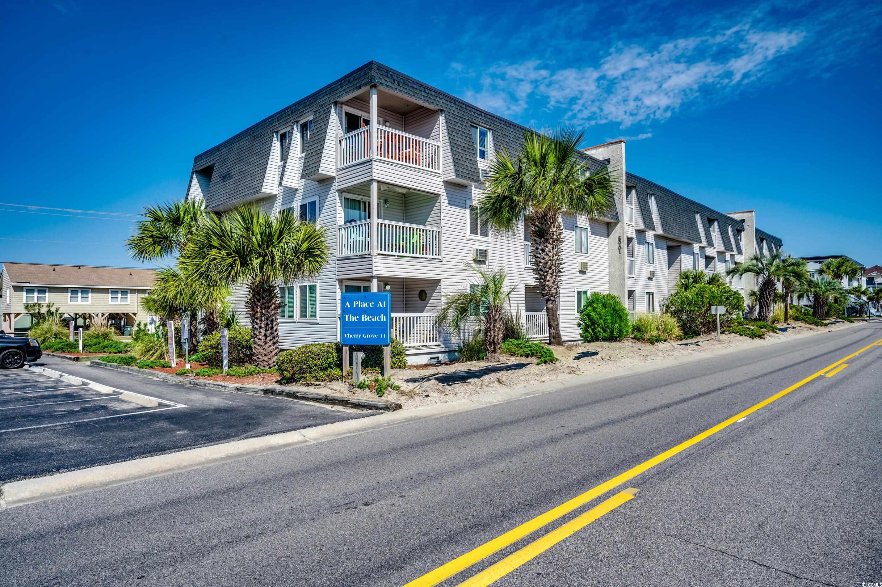 wow! incredible ocean views from this completely updated and upgraded, nicely furnished, 2 bedroom, 1 ½ bath third floor corner unit in a place at the beach ii in the cherry grove section of north myrtle beach. this end unit has so many nice features including tile and luxury vinyl plank flooring, lots of windows and natural light, stainless steel appliances, updated cabinets, subway tile backsplash, nice colors, tiled walk-in shower with glass doors, shades and blinds, updated fixtures and hardware, and updated vanities. this unit is “turn-key” and could be easily used as a second home, rental, or primary residence. complex has pool and lots of public beach access and parking nearby.