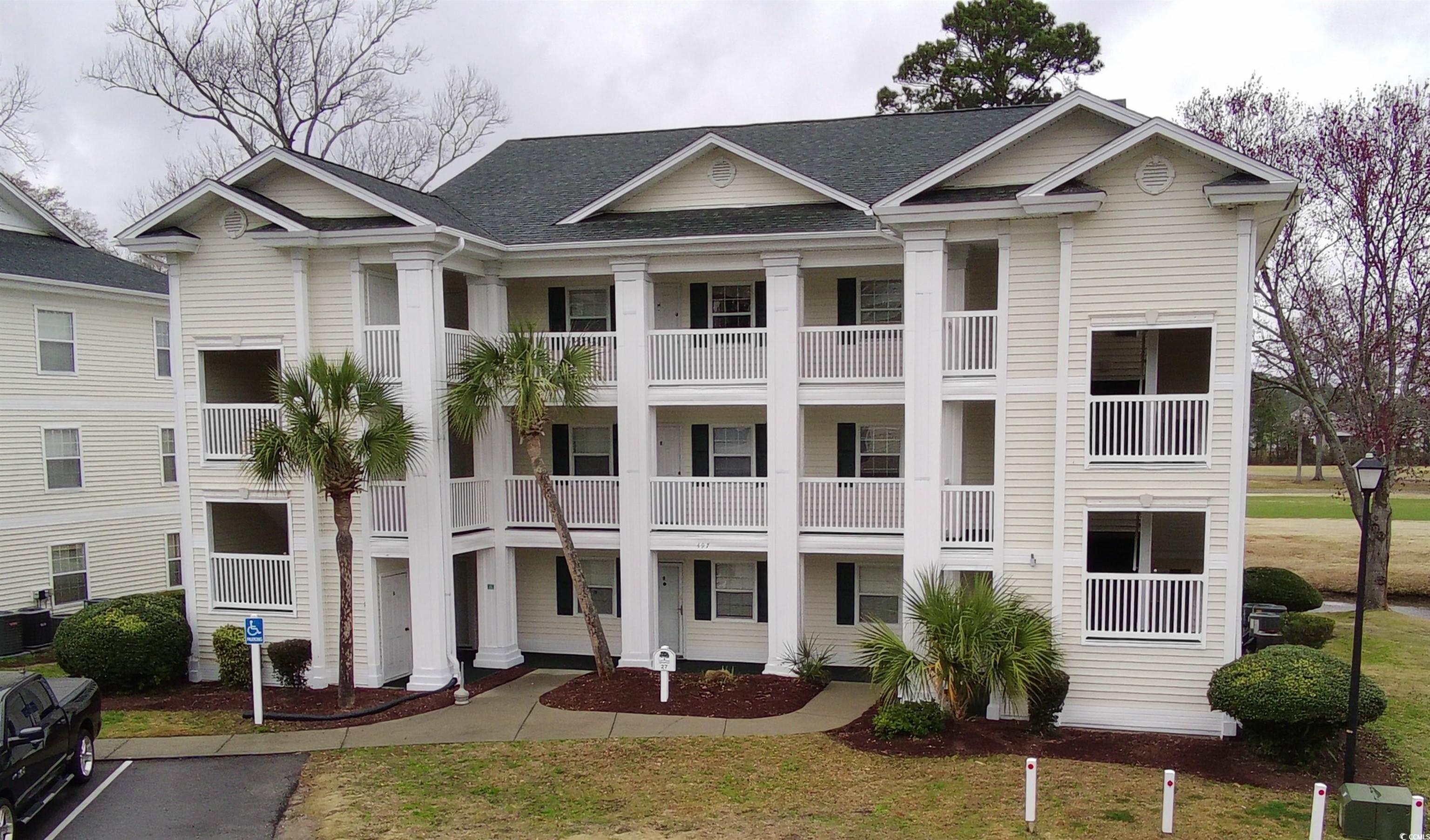 back on the market no fault of seller. location! desirable river oaks golf community. beautiful views! this 2 bedroom 2 bathroom condo is on the first floor end unit. whether you're looking for a new residence, a vacation home, or an investment property, this condo is a great opportunity. it does need paint however a seller credit will be given at closing. enjoy the convenient neighborhood amenities offered, whether it be lounging by the outdoor pool or playing around of tennis! river oaks is just a short drive from the beach, in the heart of some of myrtle beach's best golf courses, and located near all local restaurants, shopping, and entertainment.