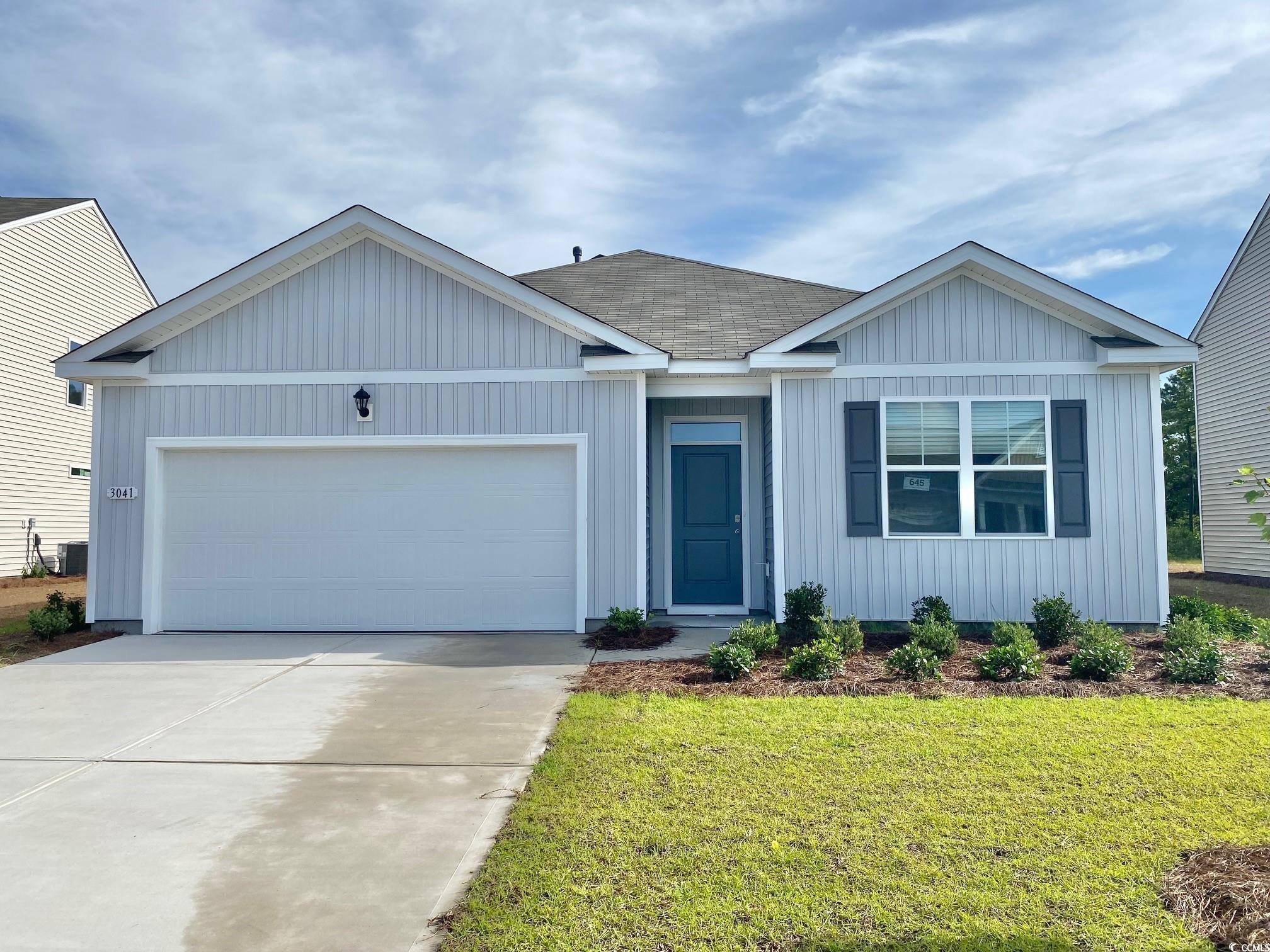 the perfect location; close to conway medical center, college, downtown conway, myrtle beach shops/restaurants and beaches. this new community offers a clubhouse, pool and fitness center! our cali plan is a thoughtfully designed one level home with a beautiful, open concept living area that is perfect for entertaining. the kitchen features granite countertops, an oversized island, 36" cabinetry, a walk-in pantry, and stainless appliances. the large owner's suite is tucked away at the back of the home, separated from the other bedrooms, with a walk-in closet and spacious en suite bath with a double vanity, 5' shower, and separate linen closet. spacious covered rear porch adds additional outdoor living space. this is america's smart home! each of our homes comes with an industry leading smart home package that will allow you to control the thermostat, front door light and lock, and video doorbell from your smartphone or with voice commands to alexa. *photos are of a similar cali home.  (home and community information, including pricing, included features, terms, availability and amenities, are subject to change prior to sale at any time without notice or obligation. square footages are approximate. pictures, photographs, colors, features, and sizes are for illustration purposes only and will vary from the homes as built. equal housing opportunity builder.)