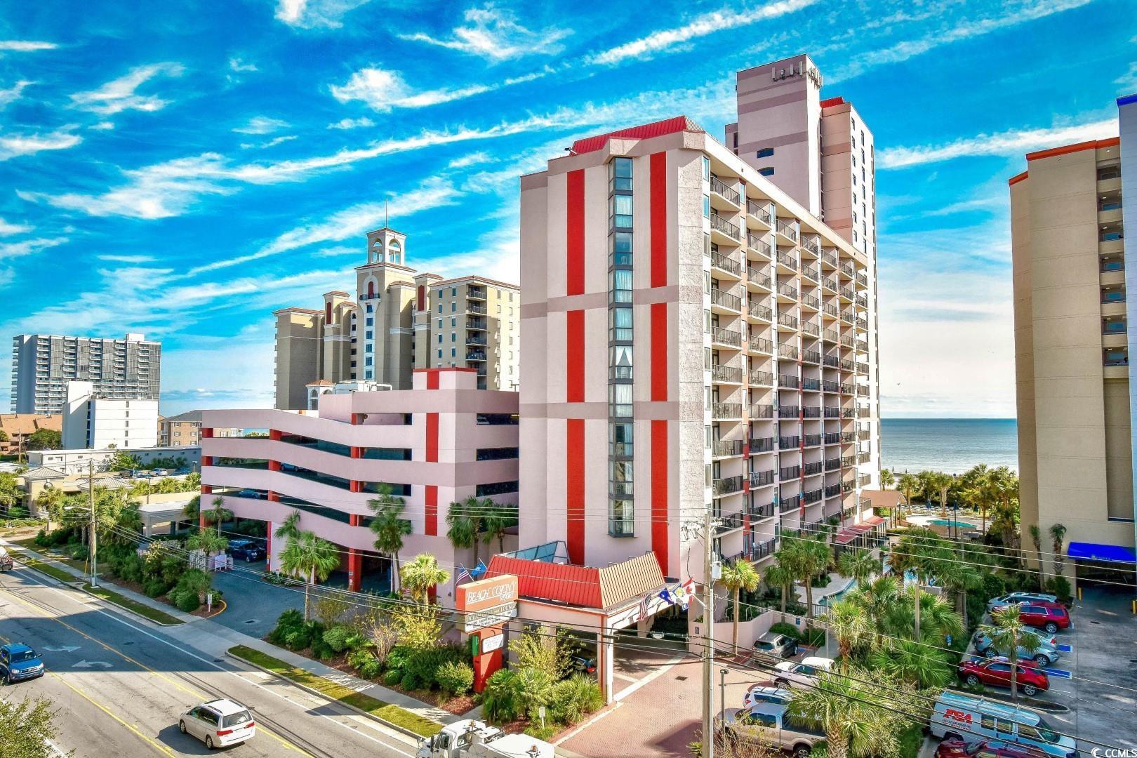 don't miss this opportunity to own this fully furnished, 2 bedroom 2 bathroom condo at the highly sought after, beach colony resort. this unit features an open floor plan with updated lvp flooring throughout the entire unit. the kitchen is equipped with all appliances, plenty of cabinet and counter space and a breakfast bar connecting to the living and dining areas. washer/dryer included in the unit and conveys with sale for added convenience! each bedroom includes access to its own bathroom, while the master also features access to your 5th floor balcony! enjoy the views of the ocean from the balcony and spend your days at the many activities in the building. beach colony offers great amenities including indoor and outdoor pools, lazy river, hot tubs, game room, exercise and laundry facilities, onsite dining with an oceanfront cafe and lounge, and more. perfectly situated in the heart of myrtle beach, close to all of the grand strand's finest dining, shopping, golf, and entertainment attractions. whether you are looking for a second home on the beach or your next investment opportunity, you won't want to miss this. schedule your showing today!