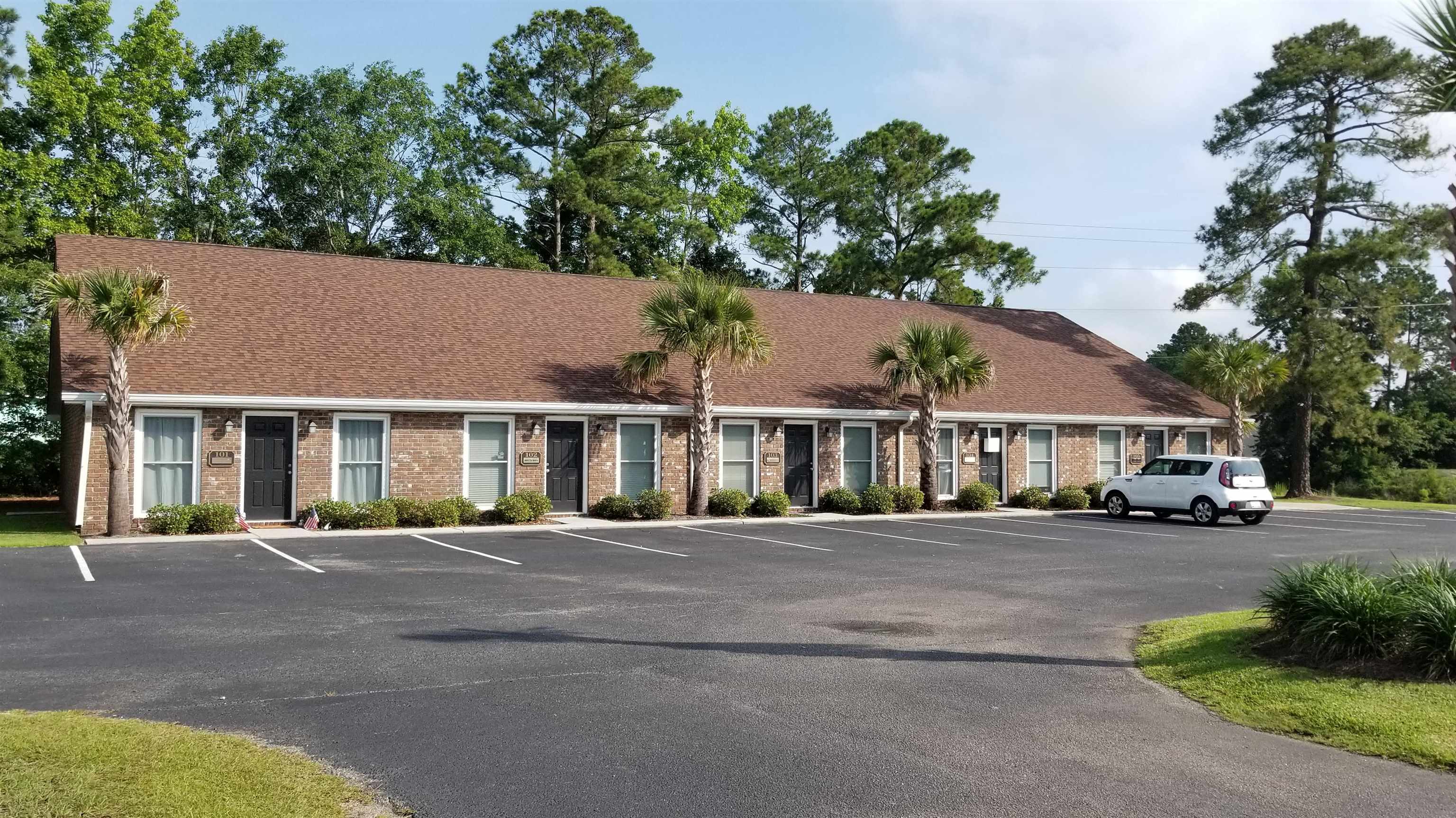 excellent location for your professional office in surfside beach! this single level 1,000 sf office has been freshly painted and has new carpet. it offers a reception/waiting area, 3 private offices and restroom. water, landscaping, and garbage are included in the rent.