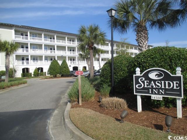 here is the perfect 2 bedroom 2 bath corner unit with a breathtaking view of a water fountain lake from your screened back porch. this lock-out condo is being sold fully furnished with lots of upgrades that will maximize your rental income should you decide to rent it when you or your family are not using it for your own enjoyment. elevator service and covered parking. makes seaside inn a great full-time residence or retirement vacation destination. amenities at litchfield by the sea are second to none on the coast of s.c. that features: a private beach access with clubhouse, indoor and outdoor pools, lazy river, hot tubs, kiddie pools, fitness center, walking/bike trails, tennis courts, restaurant, starbucks coffee shop