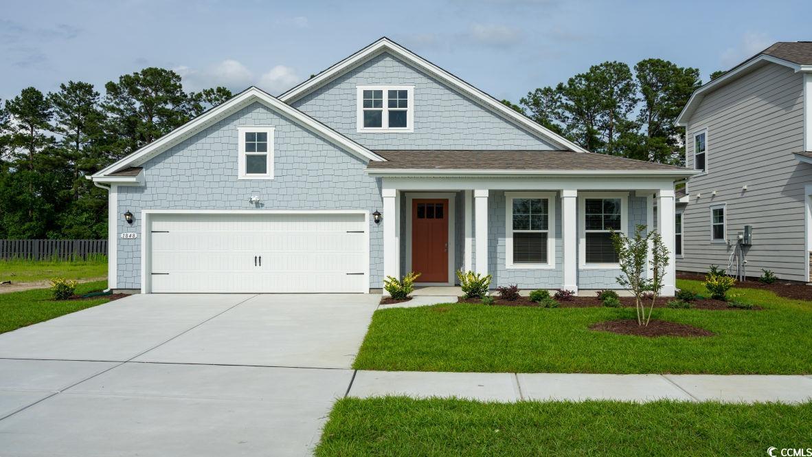 come see out newest community in the murrells inlet conveniently located to all the area has to offer! this spacious one level home has everything you are looking for! with a large, open concept great room and kitchen you will have plenty of room to entertain. the kitchen offers quartz countertops with an oversized breakfast bar, stainless steel appliances, gas range and large walk-in pantry! your master suite awaits off the back of the home with spacious walk-in closet and master bath with double sinks, 5' shower, and two linen closets. this home offers the optional second floor providing an additional bedroom, bath and a bonus room.      this is america's smart home! each of our homes comes with an industry leading smart home technology package that will allow you to control the thermostat, front door light and lock, and video doorbell from your smartphone or with voice commands to alexa. *photos are of a similar darby home.  (home and community information, including pricing, included features, terms, availability and amenities, are subject to change prior to sale at any time without notice or obligation. square footages are approximate. pictures, photographs, colors, features, and sizes are for illustration purposes only and will vary from the homes as built. equal housing opportunity builder.)