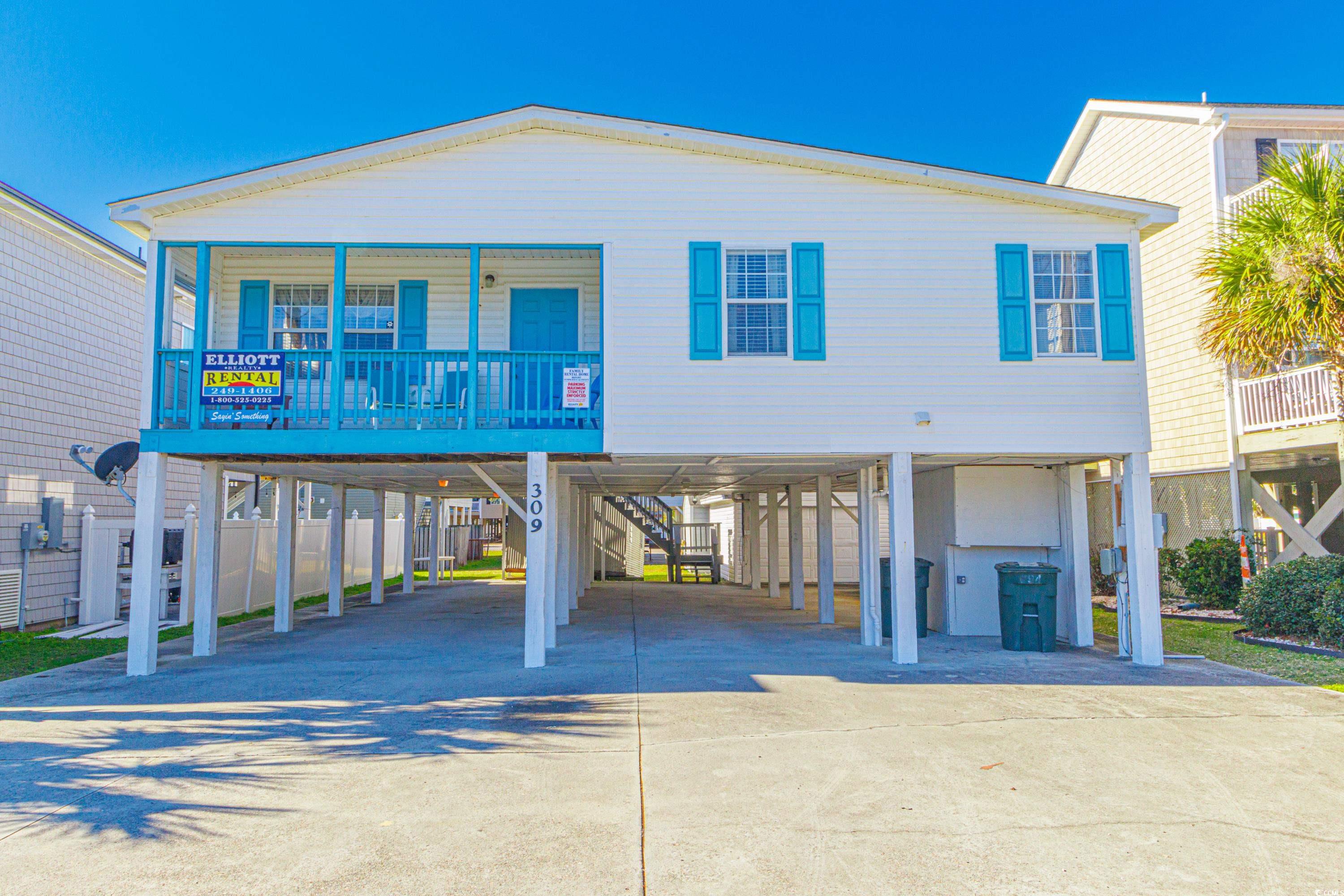classic raised beach home with a great location in cherry grove. this 3br/2.5ba home is a super short walk to the beach, close to the cherry grove fishing pier, walking distance to sea mountain hwy and all the attractions, restaurants, and beach shopping you need. this home has plenty of storage, laundry room/mud room. kitchen and breakfast area and outdoor storage. also a unique feature with a private elevator and a brand new roof in 2023, hvac is 3yrs+/- old. front and back decks provide great views of cherry grove. cherry grove is a family destination for years. there is so much to do in this area, golfing, fishing, boating, kayaking, paddle boarding, seafood/steak restaurants and great shopping at the coastal north town center. make this your vacation destination and investment property just in time for the peak season revenue.