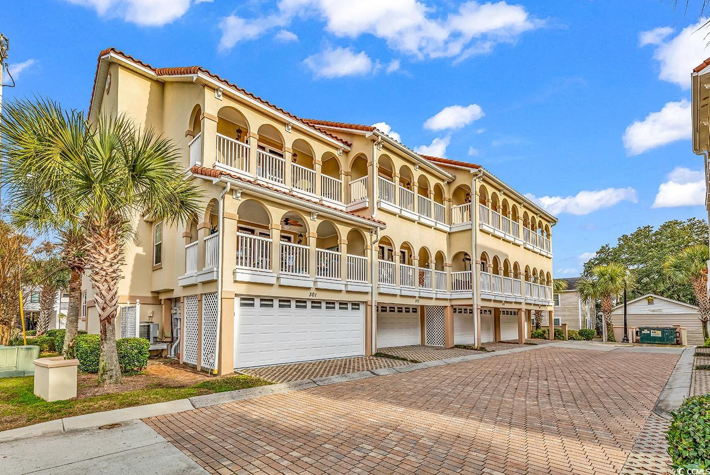 one block to the beach~pool~end unit~ private courtyard~elevator~large balcony!! this condo offers 3br 3.5ba,  new elevator installed(goes from garage to all 3 floors)! this stunning condo just a couple blocks from the famous od/ main street where all the fun entertainment, live music, restaurant's, the od pavilion on the beach, hotos, spanish galleon, and where the famous shag dance was born! this incredible condo boast a beautifully renovated kitchen to include: new cabinetry~ quartz counters~ flooring~ and new light fixtures! the renovated bathrooms included updated countertops, fixtures & flooring! there is new flooring throughout (lvp installed 2021). the hvac was replaced in 2019 and consistently maintained by dews heating and air! the three bedrooms are all spacious with large closets and a private bath! the master bedroom has a balcony where you can sit in the morning or evenings and enjoy the sunsets and big sky views! one of the guest bedrooms is located on the first floor and the other two bedrooms are on the upper floor. the elevator is located inside and goes from the garage to the lr and the upper floor! this is the original builders personal unit and the upgrades show it! the balcony is much larger than the other units and it is located just off the living room. the living room is spacious and has a lot of natural light from the wall of windows overlooking the balcony. the cozy fireplace has built in shelving which is wonderful for displaying your cherished collectables!! plantation shutters are installed on the windows! if you enjoy sitting outside and listening to the ocean waves you'll love the oversized private courtyard which faces east and gets lovely sunlight! the new epoxy garage floor makes the garage area clean and gives this space a bright and airy feel! the garage has ample space to park and has a nook where a a refrigerator stays and supplies can be stored and out of the way. there is a large storage closet in the back of the garage which is great to store your beach supplies! coakley baye has a total of 11 units which gives this complex a quaint feel. the pool is just across the driveway and is a great place to relax or cool off! only the owners/guest of the 11 units have access to the pool. the complex has approximately 5 guest parking spots and each owner has a private garage they use. this mediterranean style exterior has a beautiful terracotta tile roof and stucco siding. each owner has a private courtyard and balcony which adds to the mediterranean vibes:) come enjoy the "salt life" in style with this incredible, spacious, and updated condo! address: 400 hillside dr. unit #301 north myrtle beach sc 29582! see matterport virtual tour!!