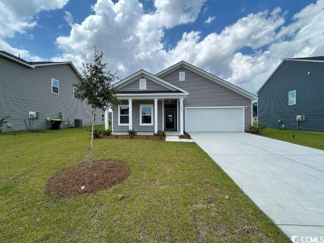 this is a 4-bedroom single lever ranch style home with gourmet kitchen, upgraded lvp waterproof flooring throughout main level including the primary bedroom, stainless gas appliances, tile back splash in kitchen, tile shower in primary bath, and a very large covered porch in back overlooking the water.