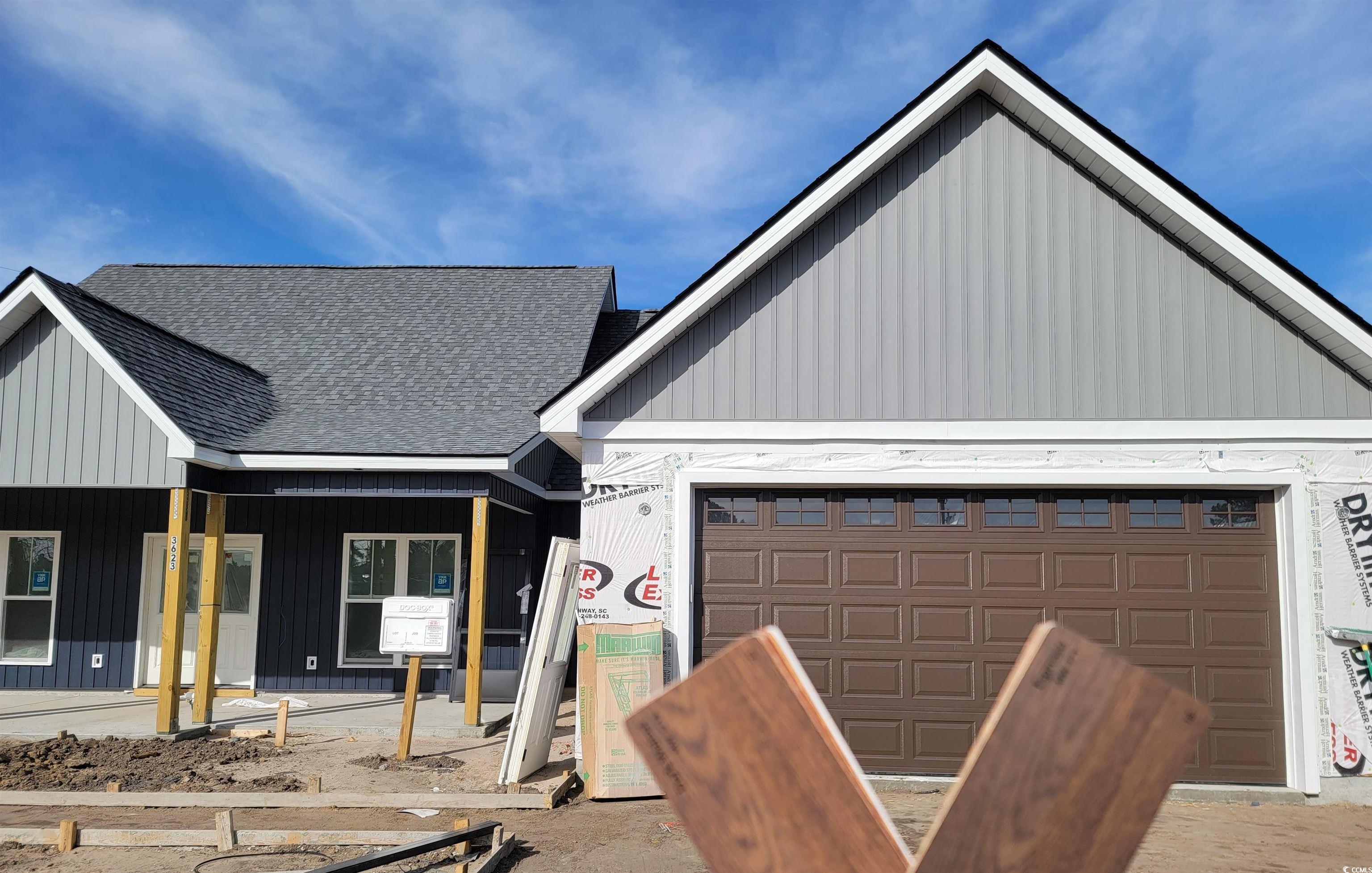 new construction to be complete in april. this 3 bed, 2.5 bath home is on a large 0.96 acre lot with no hoa in north conway. this is country living at its finest! more than enough space to add a pool or workshop, etc. bring your rvs, boats, and work vehicles! a few lots are still available / we have other floor plans. these homes have great details you won't find in a standard spec home. exterior has board & batten vinyl siding, stone accents, and stained front porch columns. quality lvp floors throughout home. the kitchen has beautiful white shaker soft-close cabinets, sold surface countertops, tiled backsplash, shiplapped kitchen work island and stainless steel appliances including a slide-in gas stove, dishwasher, microwave, and refrigerator. this home includes a front porch and screened-in back porch with ceiling fans perfect for enjoying the outdoors.  the primary bedroom has a large walk-in closet and a beautiful ensuite bathroom with a walk-in tile shower and double sink vanity.  home includes a mud bench entry from the garage, a spacious laundry room, and custom shelving pantry. landscaping includes a small fence at the driveway entry, a live oak tree in the front yard and landscaping around the home. long driveway will include crushed asphalt with concrete pad at the garage and sidewalk to the front door. more photos to come. owner is also listing agent. more lots are available / we have other floor plans.