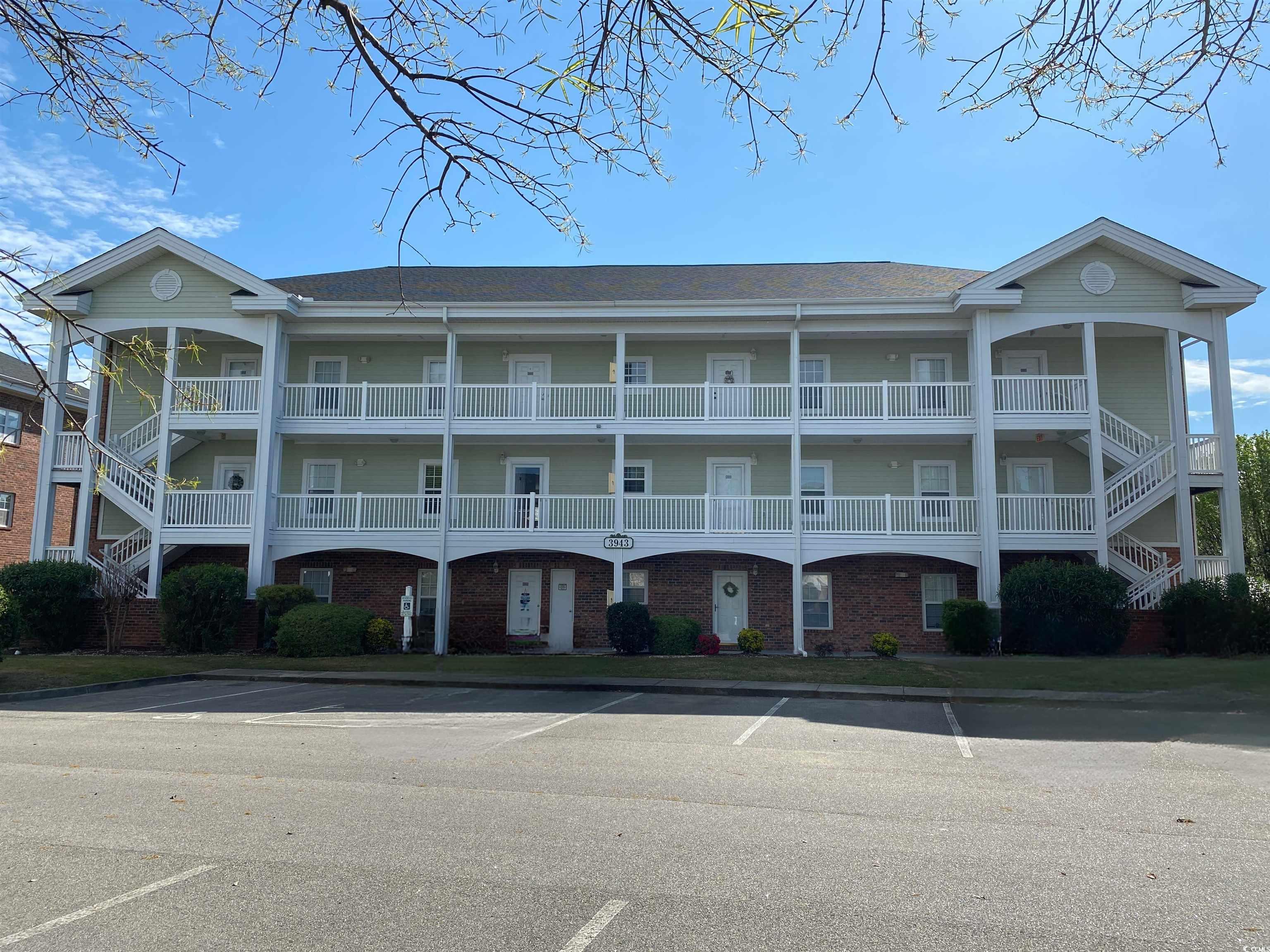 are you looking for a vacation/2nd home or just a nice area to live as your primary residence?  this 2/2 2nd floor condo is perfect for you!!  quiet park like setting, with pond views and mature trees, clean grounds and no junk cars sitting around! well maintained building made of hardie plank and brick, no vinyl siding here! the amenities include an outdoor pool, indoor pool and a well appointed gym on site.  best amenity is that you are only 4-6 minutes from the beach and about the same to our mb airport.  convenient location for groceries, restaurants, entertainment, hospitals, doctors offices and market common.  private storage unit on your back porch.  schedule your private or virtual showing today!