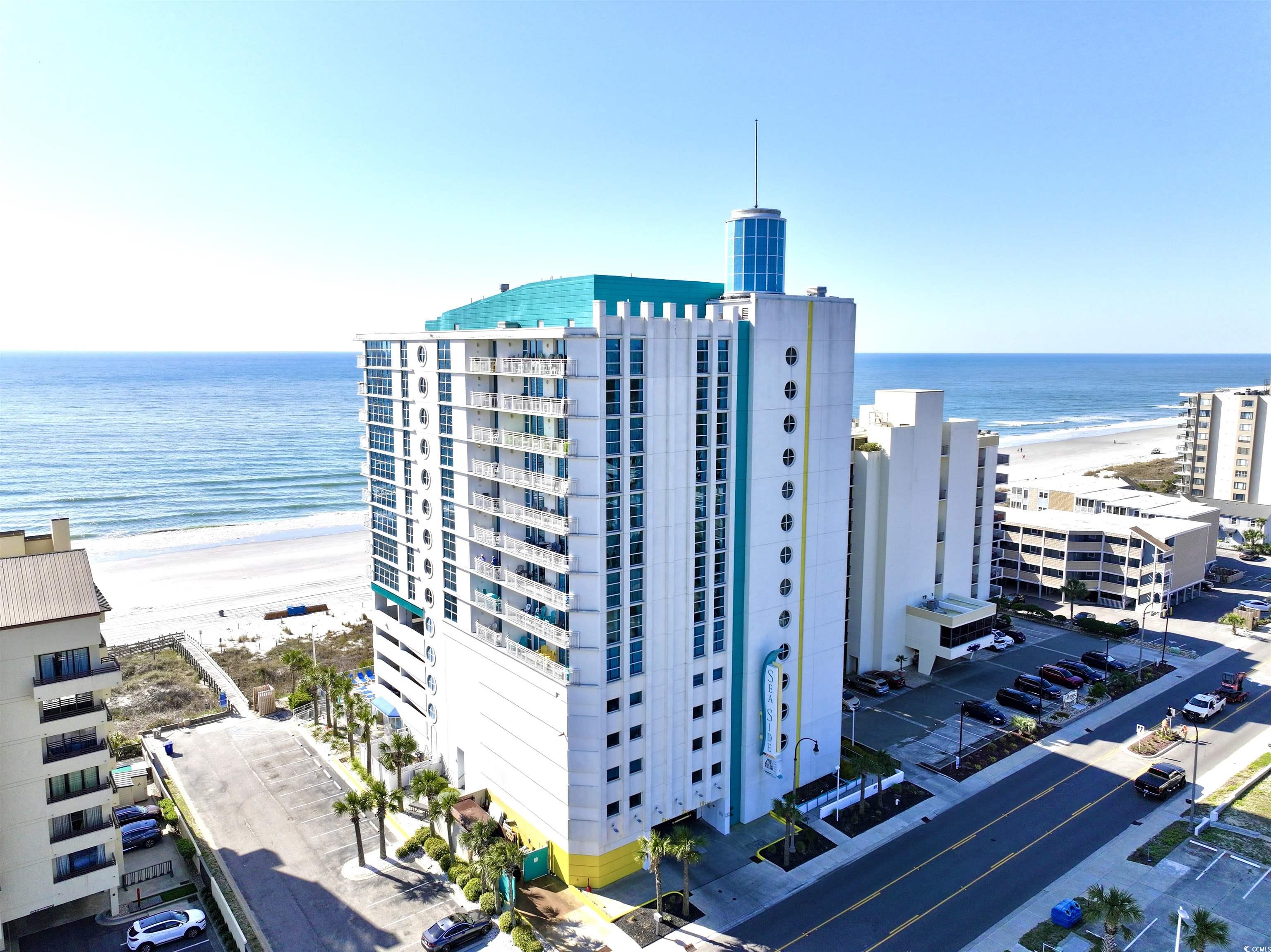 discover the epitome of beachside living in unit 901 at seaside, nestled in the heart of north myrtle beach. this exquisite, fully furnished 3-bedroom, 2-bathroom condo offers breathtaking ocean views from the comfort of your living room and bedroom balcony. designed for those who appreciate the finer details, this end unit shines with tile floors, elegant granite countertops, and a convenient breakfast bar, all bathed in abundant natural light thanks to windows in every room. its unique position not only provides stunning vistas but also ensures privacy and tranquility, making it a serene retreat from the bustling beach life.  seaside's community amenities are unparalleled, featuring both indoor and outdoor pools, a relaxing lazy river, a rejuvenating hot tub, and a state-of-the-art weight room. start your day in the welcoming breakfast room, and enjoy direct beach access for those sun-soaked afternoons. hoa dues cover it all - insurance, utilities, cable, internet, pest control, elevator service, covered parking, and round-the-clock security, ensuring a hassle-free lifestyle. situated minutes from barefoot landing's shopping and dining and a short drive from tanger outlets, this condo offers the ultimate in convenience and luxury. as the sole three-bedroom unit available, unit 901 represents a rare opportunity to embrace the coveted beach lifestyle in north myrtle beach. a must-see for discerning buyers seeking a blend of elegance and excitement by the sea.