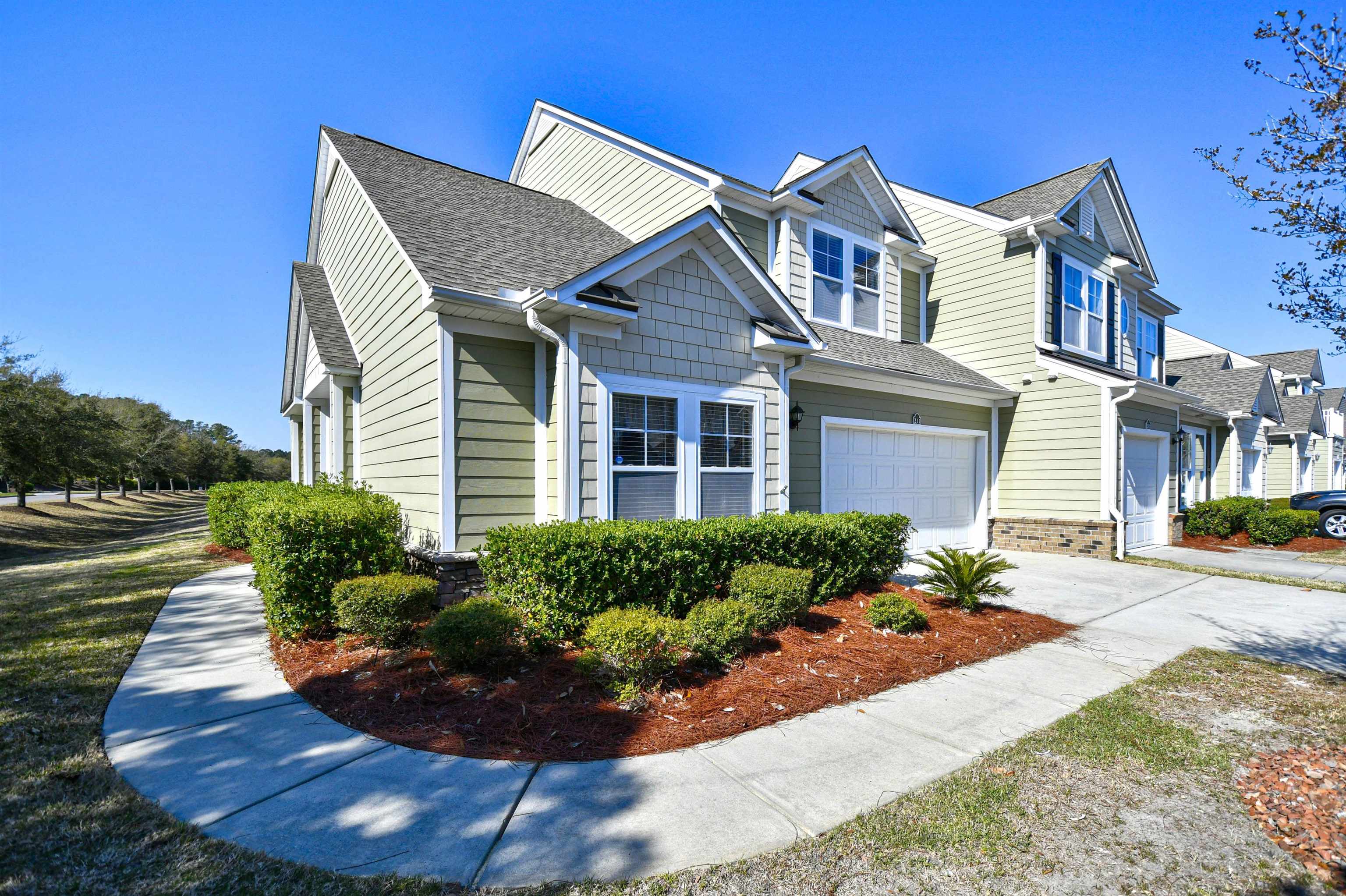 you will love this presidio end unit located in the egret run townhome complex in prestigious barefoot resort. the unit offers 1803 heated square feet and 2276 square feet under roof. it has 3 bedrooms and 2 and half baths. the kitchen has ample wood cabinets, granite countertops, breakfast bar and breakfast nook. the unit is comes fully furnished as seen in the photos. just off the living area is a large e-z breeze porch where family and guest can enjoy the serene lake. there is also a patio to grill your favorite foods. the master suite is on the first floor with walk-in closet and large bathroom with double sinks and large shower. upstairs has 2 more bedrooms and bath as well. there is a large storage closet off of the largest upstairs bedroom. the hoa dues is one of the best deals in the entire myrtle beach area offering wireless internet, basic cable tv, phone service, security monitoring, insurance, water and sewerage, maintenance on the building, landscaping, trash pickup, community pool, membership in the new barefoot beach cabana offering shuttle service to and from the ocean from memorial day to the end of october, and use of a 15,000 square feet swimming pool directly on the intracoastal waterway. barefoot resort amenities also offer 4 of the best golf courses in all of the grand strand designed by pete dye, tom fazio, greg norman, and davis love. there are two multi-million-dollar club houses with full-service restaurants to enjoy. there is also a marina offering boat slip, jet ski and boat rentals. no other resort offers so much. come live the barefoot resort lifestyle. transferable golf membership for a fee. save thousands!!