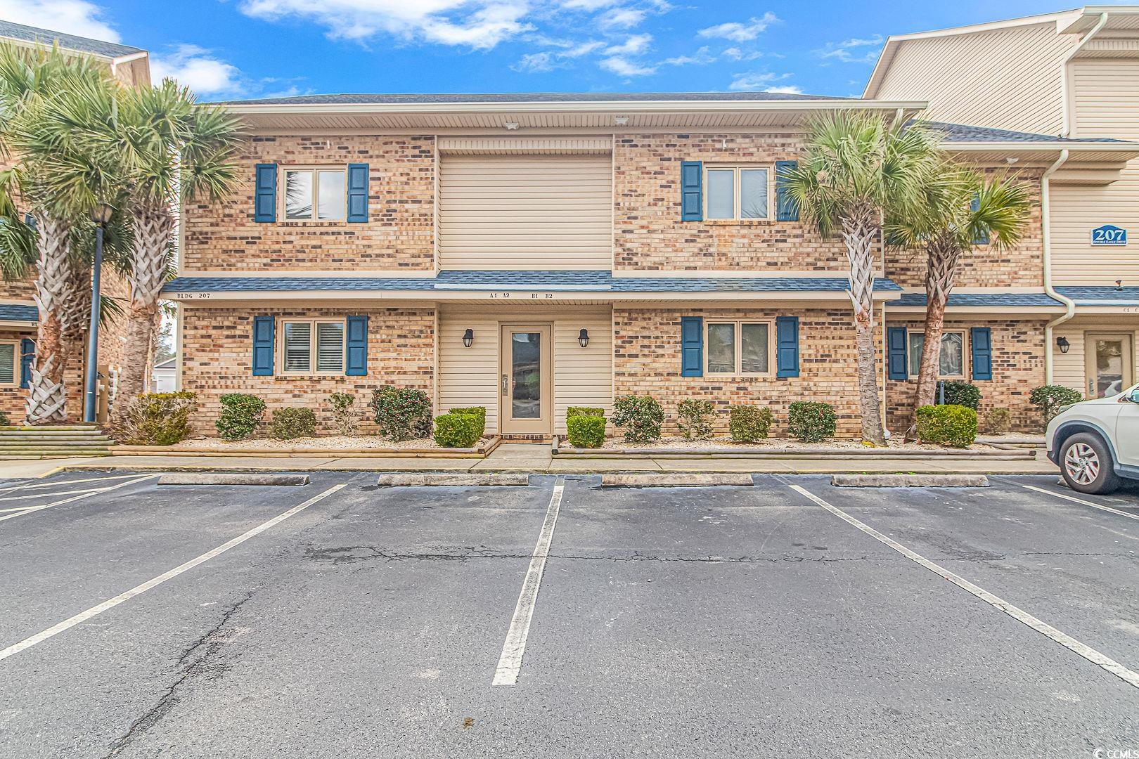 welcome to paradise at the grand palms resort section of the deerfield community in beautiful surfside beach, sc! nestled amidst serene ponds, this delightful 2 bedroom, 2 bath condo offers tranquil pond views and a comfortable, resort-style living experience. step inside and be greeted by the inviting ambiance of the spacious living room, seamlessly connected to the dining area and kitchen. natural light pours in through skylights overhead, creating an airy and welcoming atmosphere that beckons you to unwind and enjoy coastal living at its finest. ascend to the second level where you'll discover the primary bedroom retreat, offering a peaceful sanctuary complete with an ensuite bathroom featuring a convenient tub/shower combo and ample space for a cozy sitting area, perfect for relaxation and unwinding after a day of coastal adventures. on the main level, a charming guest bedroom awaits, accompanied by a full bathroom, ideal for hosting with ease. step through the sliding glass door onto the screened-in porch, where you can savor your morning cup of coffee amidst the tranquil surroundings or bask in the soothing sounds of nature after a sun-kissed day at the beach. the porch also opens to a balcony, providing enchanting views of the shimmering pond below, offering the perfect backdrop for outdoor relaxation and enjoyment. with its idyllic location, resort-style amenities, and comfortable living spaces, this condo at grand palms resort is not just a home, it's a coastal retreat where every day feels like a vacation. this property allows short term rentals and would be a great investment opportunity! just a mile from the beach, this condo is in a central location to all of the attractions in surfside beach and a short drive to the marshwalk in murrells inlet. don't miss the opportunity to make this surfside beach condo your new home, where luxury, comfort, and coastal living converge. schedule a showing today! measurements are not guaranteed, buyer is responsible for verifying.