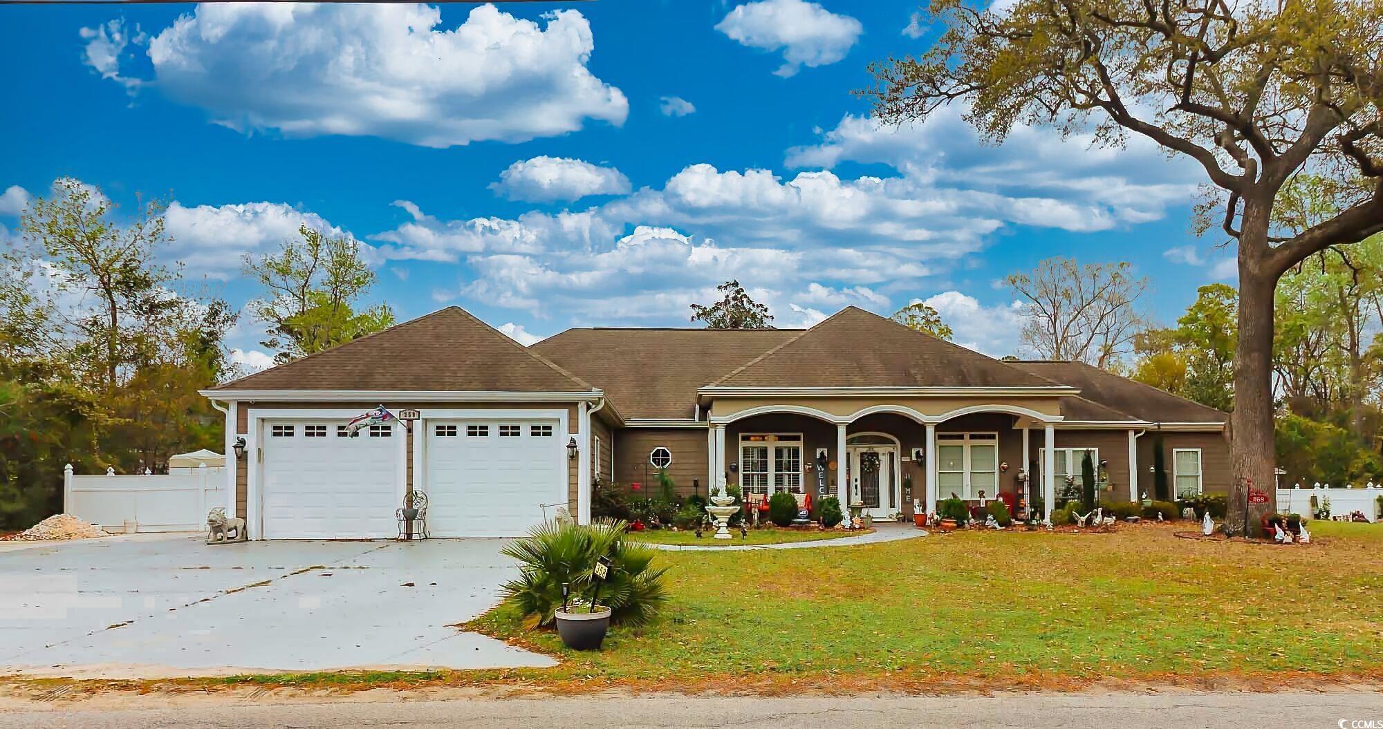 welcome to 358 stanley drive, a luxurious retreat in the heart of murrells inlet. boasting 3 bedrooms and 3 bathrooms, this captivating home offers a perfect blend of comfort, convenience, and style, all without the burden of hoa fees. upon entering, you'll be greeted by an inviting open living room adorned with elegant tray ceilings, a charming fireplace, and seamless connectivity to the rest of the home, ideal for both relaxation and entertaining. the kitchen is a chef's delight, showcasing modern stainless steel appliances, including a gas range, complemented by a spacious walk-in custom pantry, a breakfast bar, ample counter space, and abundant cabinet storage, ensuring both functionality and aesthetics. for unparalleled privacy, the master suite encompasses an entire wing of the home, featuring tray ceilings, a cozy sitting area, and a generously sized walk-in closet. the master bathroom offers dual sinks, a luxurious walk-in shower, and a relaxing tub, creating a serene oasis to unwind. additional highlights include a bright and airy carolina room, a dedicated office with convenient access to a bathroom, a guest room with its own private full bathroom, a formal dining room, and a convenient laundry room. this home also has a whole home generator for added piece of mind.step outside to the screened-in porch, where you can savor the outdoors in any weather, or venture into the vast fenced-in backyard, complete with a spacious patio, a refreshing pool, a large storage shed, and convenient boat parking with storage, providing endless possibilities for outdoor enjoyment and relaxation. conveniently situated near 17 business, this home offers easy access to a plethora of attractions, including the garden city pier, the murrells inlet marshwalk, huntington beach state park, brookgreen gardens, premier golfing destinations, shopping centers, delectable dining options, and vibrant entertainment venues, ensuring a lifestyle of convenience and leisure. don't miss the opportunity to make 358 stanley drive your own slice of paradise in charming murrells inlet. book your showing today!