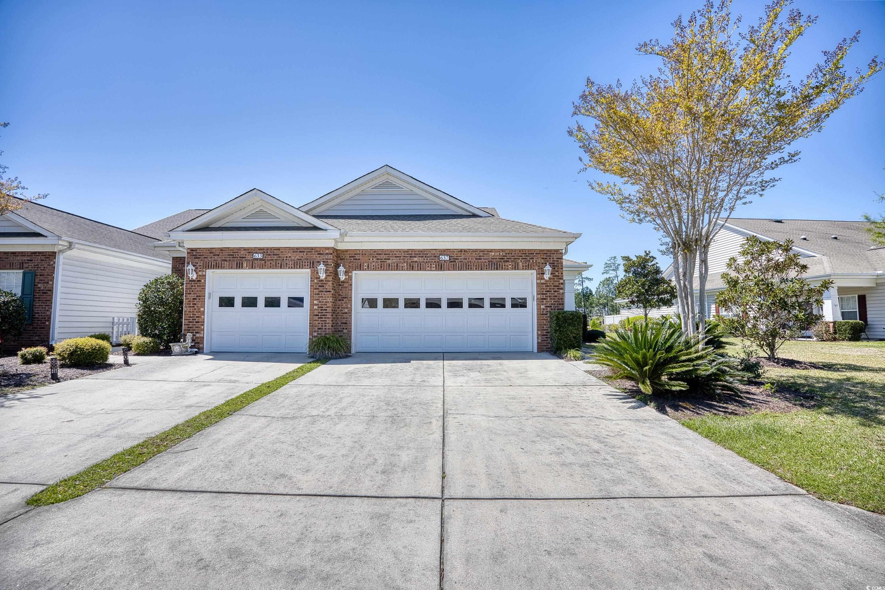 don't miss out on this beautiful 3 bedroom, 2 full bath garden home with attached 2 car garage located in the highly desired gated community of johns bay south @ prince creek. this spacious end unit is one level with open floor plan. the well manicured property is landscaped and maintained by the community. this is a split bedroom plan with the master suite separated from the two secondary bedrooms. cafe style plantation shutters throughout the home. smooth finished ceilings throughout. the kitchen features new stainless-steel appliances, granite tops, island with extra cabinetry and counter space, a walk-in pantry, breakfast bar, and recessed dimmable lighting. the spacious dining room features a large bay window. the family room is open with vaulted ceiling and electric fireplace with blower. tiled flex space with sliding glass door leads to the patio equipped with a retractable awning. the primary bedroom has a tray ceiling. the master bath features dual vanity with cultured marble tops, linen closet & walk-in closet. the laundry room leads to the garage and has a spacious closet and washer & dryer that convey with purchase.  pull down attic access in garage has floored space for extra storage. the john’s bay community offers a impressive amenities package with private pool.  the amenity center is in a park-like setting that includes a clubhouse with fitness room, 2 large pools, including a lap pool, walking/bike trails, tennis courts, sport fields, children’s play area and outdoor pavilion equipped with a fireplace and grills. this home is convenient to all the grand strand area has to offer including world class golf, the murrells inlet marsh walk, myrtle beach airport, amazing restaurants, shops and miles of gorgeous beaches.