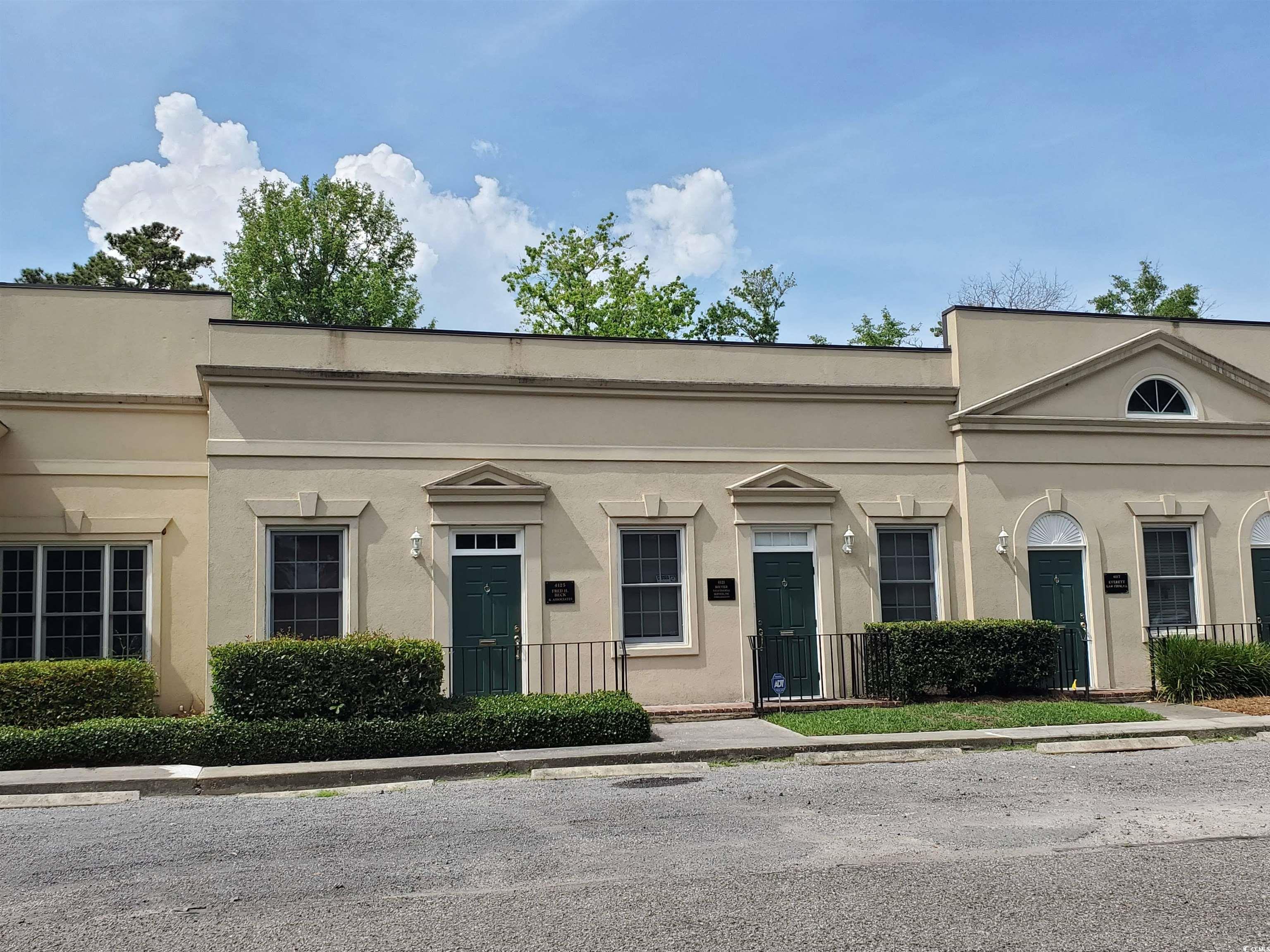 great location for your professional office in the pawleys island/ litchfield area. this office boast large reception/waiting area along with 2 offices, kitchenette and restroom. lvp flooring throughout. well maintanied community with easy access to hwy 17.