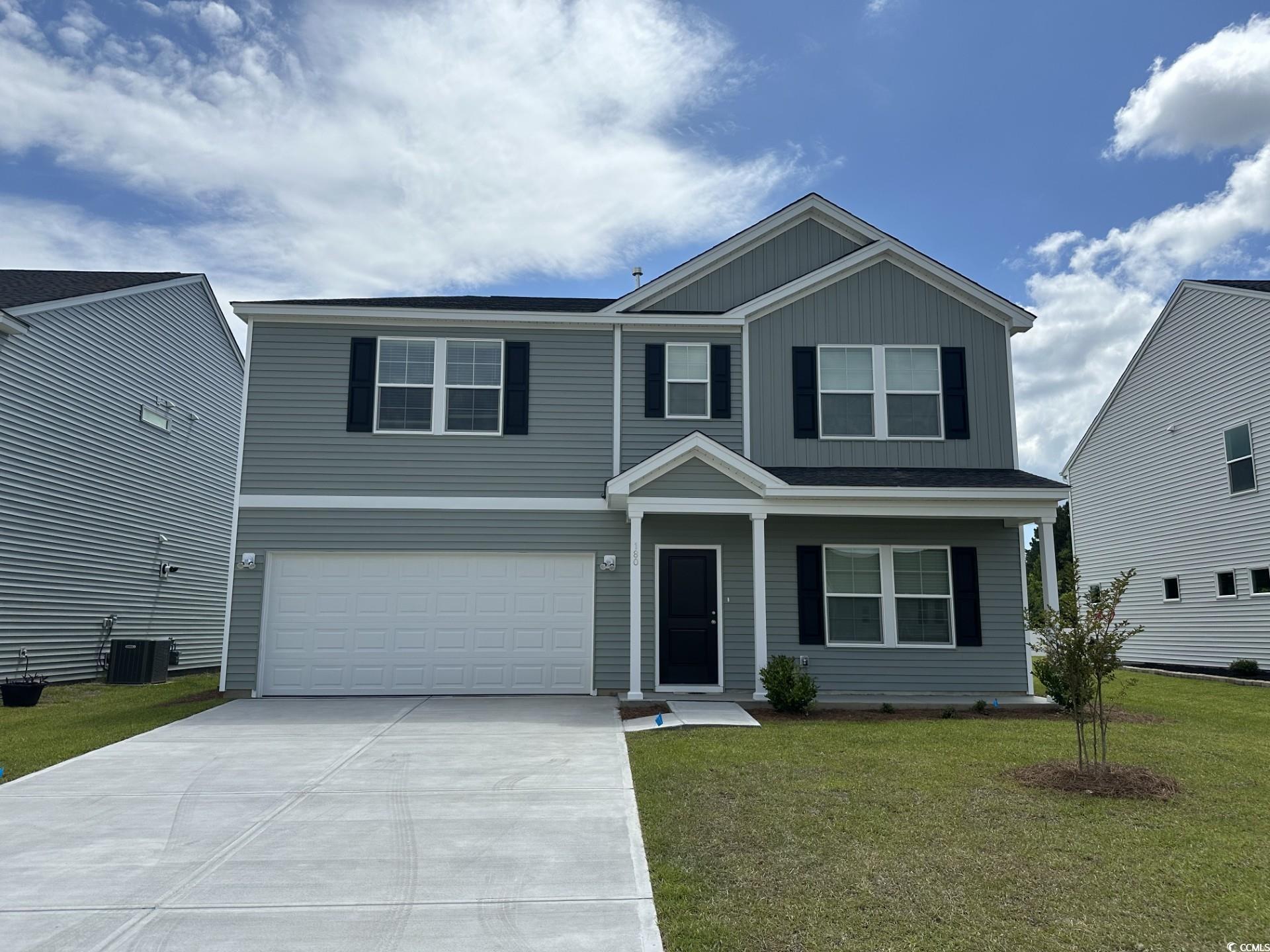 the russell - one of our most popular two-story homes! this beautiful residence is a three bedroom, two and a half bath home with a large downstairs office that could be a guest room. upon entry, the gorgeous office with glassed-in doors is to your right. beyond the entry is a large family room with a beautiful black slate gas fireplace and loads of natural light. the kitchen is upgraded with white cabinets, granite countertops and stainless steel appliances including an upgraded gas range and built-in microwave. the kitchen island overlooks the dining area which leads to the back patio and a beautiful back yard that backs up to woods. upstairs is a huge primary suite and primary bath with two walk-n closets. the secondary bedrooms are large - both with walk-in closets and both with a gorgeous view of the back yard with the woods and pond beyond. the loft upstairs is an absolute gem - large enough to be a second family room! all of this at 'sessions point' - a country quaint community that is so convenient to all of the area attractions and beaches. this brand new home is under construction and will be ready for occupancy in late may. this one won't last - book your showing today!