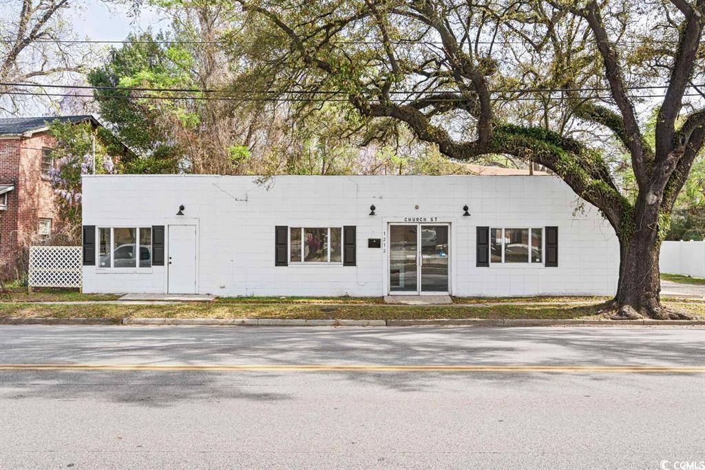 price improvement! great location near the center of georgetown. this single story all block building could be two units and is just around 1,340 sf.  this would be ideal for an attorney or professional office, just a short walk from the courthouse and great visibility.   updates include:  metal roof replaced in 2022 new hvac 2023 new water heater 2024 new ductwork fresh paint interior and exterior update restroom new exterior doors (rear) camera system replaced lighting with photocell system updated electrical increased parking and driveway added privacy fence to perimeter  owner is a sc licensed realtor