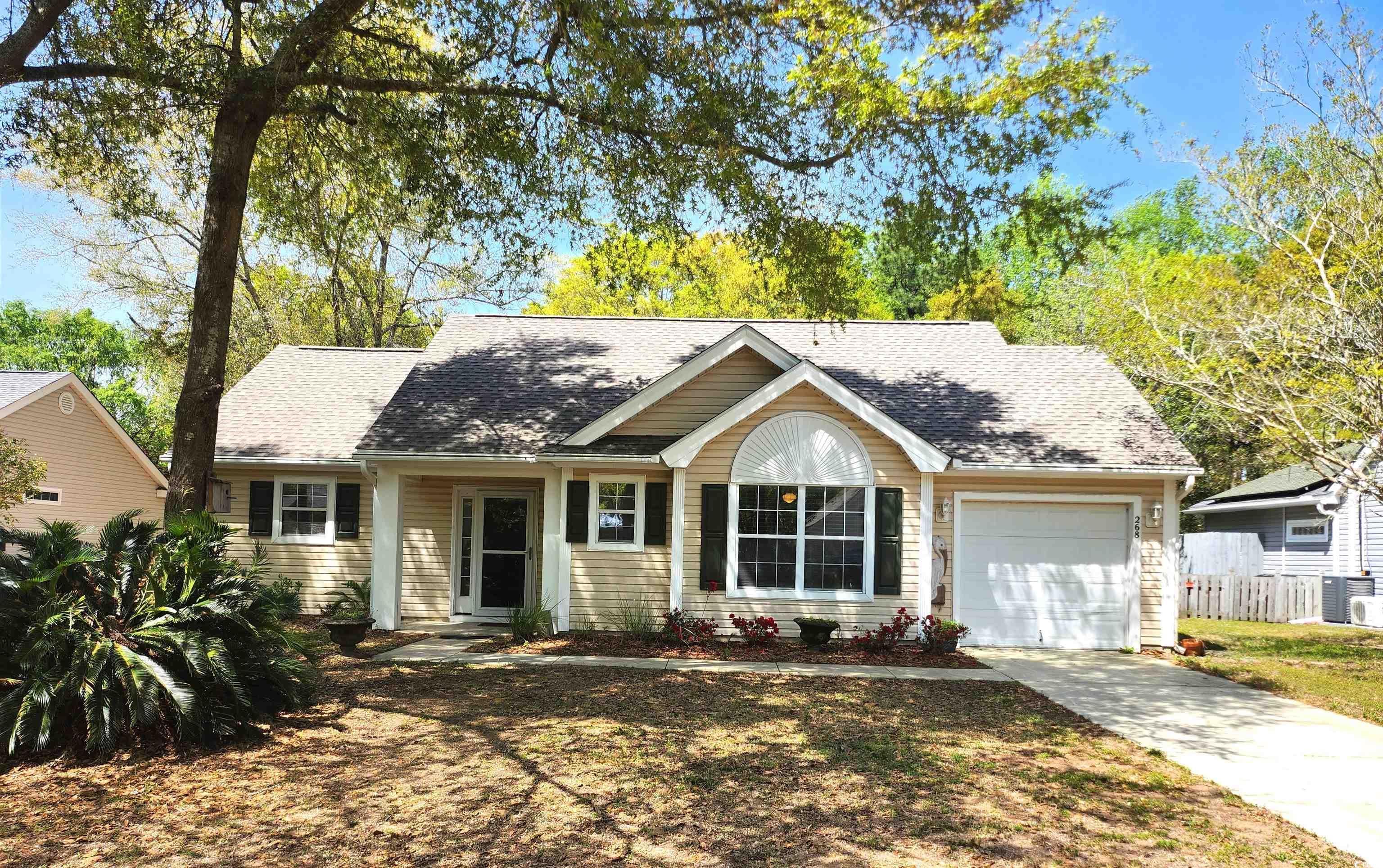 fantastic opportunity to live a golf cart/bike ride to the beach and marsh!! great neighborhood with mature trees, friendly neighbors, and very low hoa. located just off the south causeway, this home is close to grocery stores, restaurants, as well as all the shops and boutiques, and golf courses pawleys island has to offer. this 2 bedroom/2 bathroom home has been meticulously maintained. master bedroom also has a beautiful sunroom with a gorgeous wood ceiling with a basket-weave design. perfect for an office, reading area, or whatever! it backs up to a wooded area that cannot be built. so, if you are thinking of making pawleys island your permanent residence, or a vacation/2nd home, or even a rental investment (long-term -6 mo or longer), close to the beach, then this is what you're looking for!