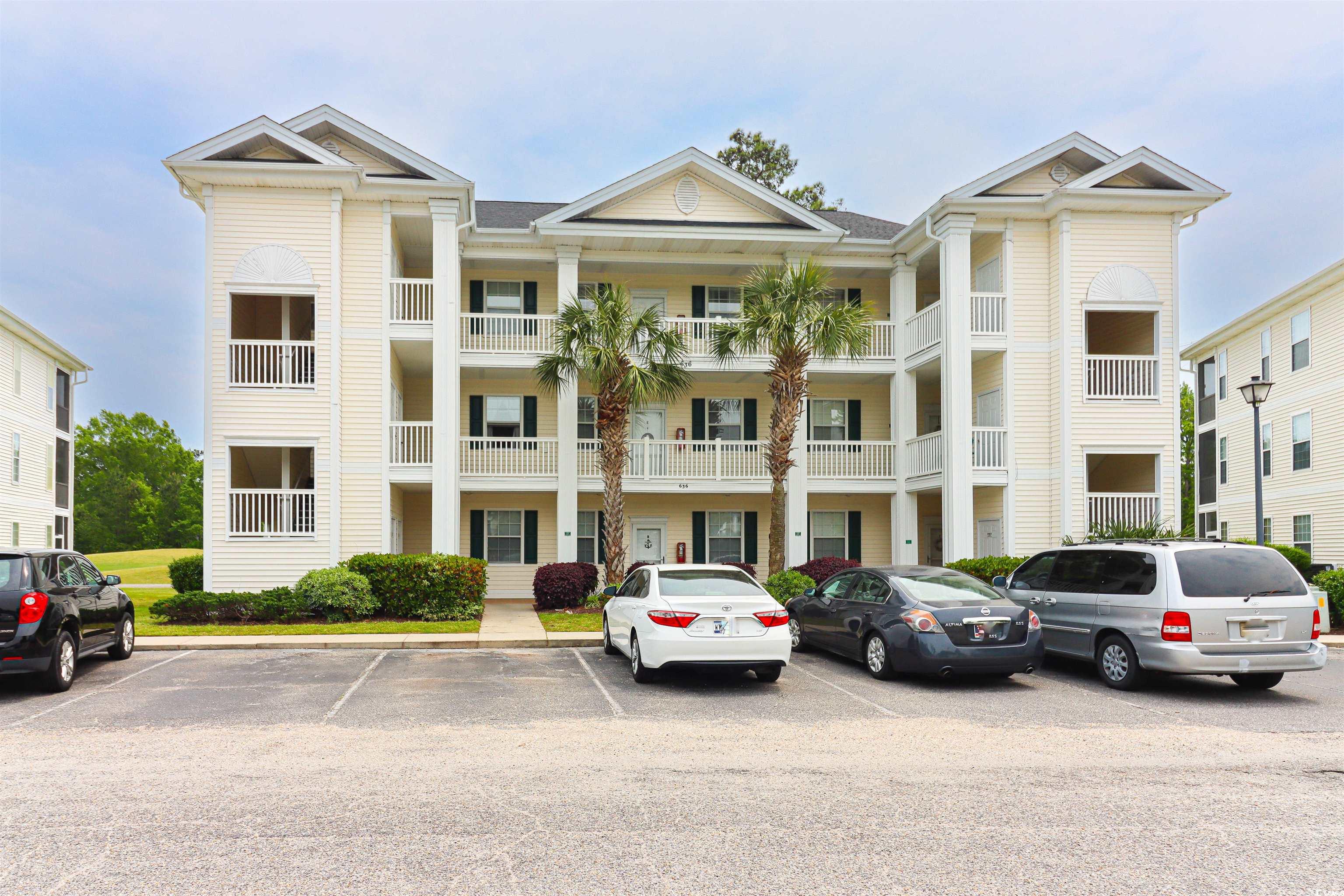 welcome to your slice of paradise at 636 river oaks dr unit 49d! located within the prestigious river oaks condos community of myrtle beach, this charming 2-bedroom, 2-bathroom condo presents an unparalleled opportunity for investors, vacationers, or those seeking a permanent retreat near the beach. you're greeted by an inviting ambiance accentuated by an open and luminous living space. natural light pours in, illuminating the room and highlighting the picturesque views of the river oaks golf club that lie just beyond your windows. the seamless flow from the living room invites you to explore the rest of the unit, where comfort and convenience await. the well-appointed kitchen boasts both functionality and style, featuring a pantry, a breakfast bar, and ample cabinet storage. whether you're whipping up a quick snack or preparing a gourmet meal, this space caters to your culinary needs with ease. retreat to the serene master bedroom, offering access to a private balcony overlooking the lush greens of the golf course. a spacious walk-in closet provides ample storage, while the adjoining master bathroom boasts a vanity and a roomy tub/shower combo, creating a tranquil sanctuary for relaxation. step outside onto the screened-in balcony, where the breathtaking views of the golf course serve as the perfect backdrop for entertaining guests or simply unwinding after a long day. immerse yourself in the sights and sounds of the course while enjoying the coastal breeze that sweeps through the air. the river oaks condos community offers an array of fantastic amenities, including a sparkling pool and tennis courts, ensuring endless opportunities for recreation and leisure right at your fingertips. conveniently located off river oaks dr, this condo provides easy access to the intracoastal waterway, the beach, tanger on 501, broadway at the beach, as well as a plethora of shopping, dining, and entertainment options. whether you're teeing off at the nearby golf club or exploring the vibrant attractions of myrtle beach, this is coastal living at its finest. book your showing today!