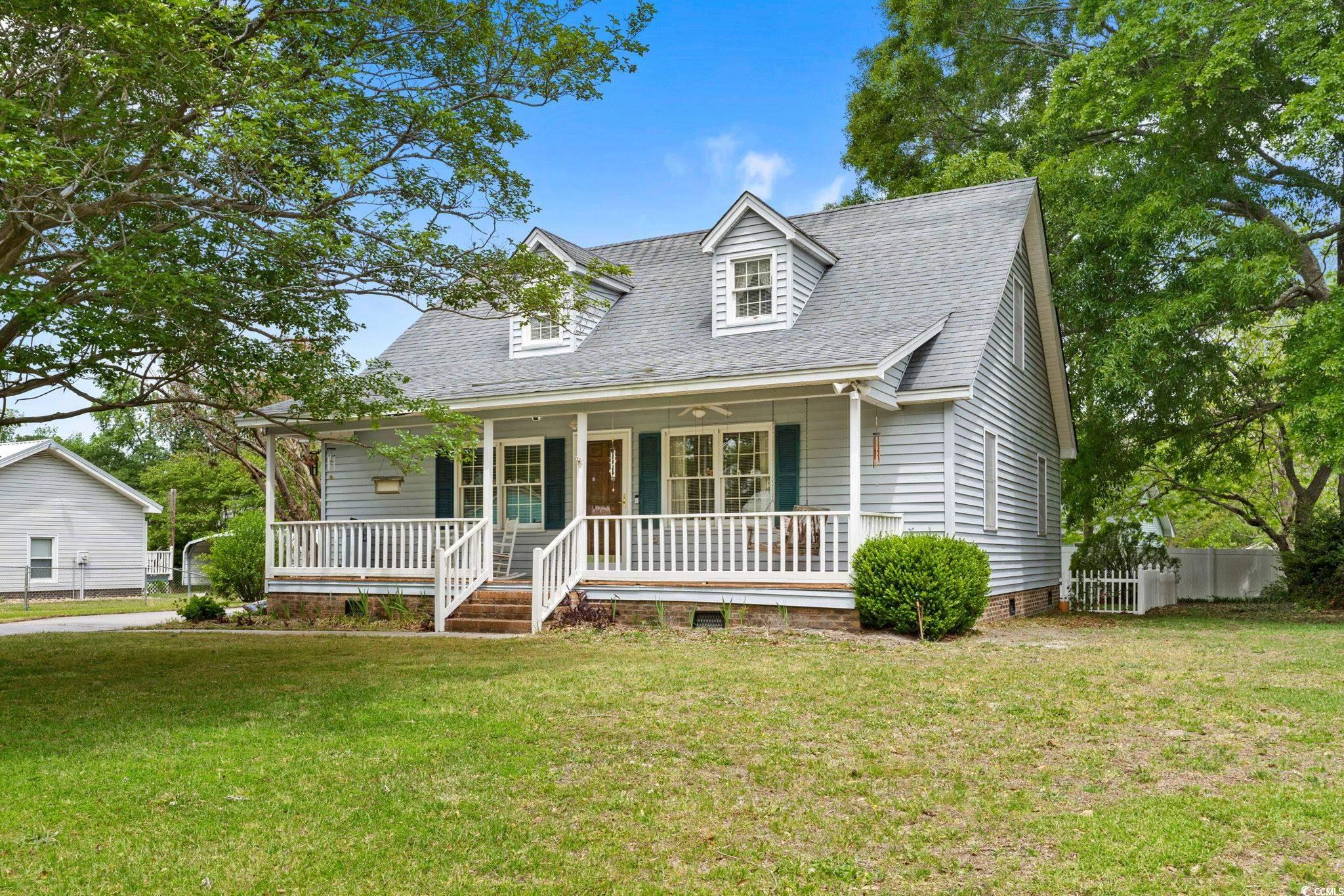 no hoa fees or restrictions in this neighborhood.  this is the perfect 3 bedroom 2 bath home for anyone that wants to park a a boat or rv in their driveway.  this home is a rare one owner home that was custom built in a classic cape cod style with a very charming front porch and dormer windows on the second floor.  you will love the first floor family room, separate living room, eat in kitchen with work island, and first floor master bedroom with nice sized walk in closet.  the second floor has a spacious hallway separating 2 bedrooms and a large sized bathroom. the outdoor space is just divine and includes a spacious rear deck, storage shed and nice white picket fenced yard. call to see this unique home today.