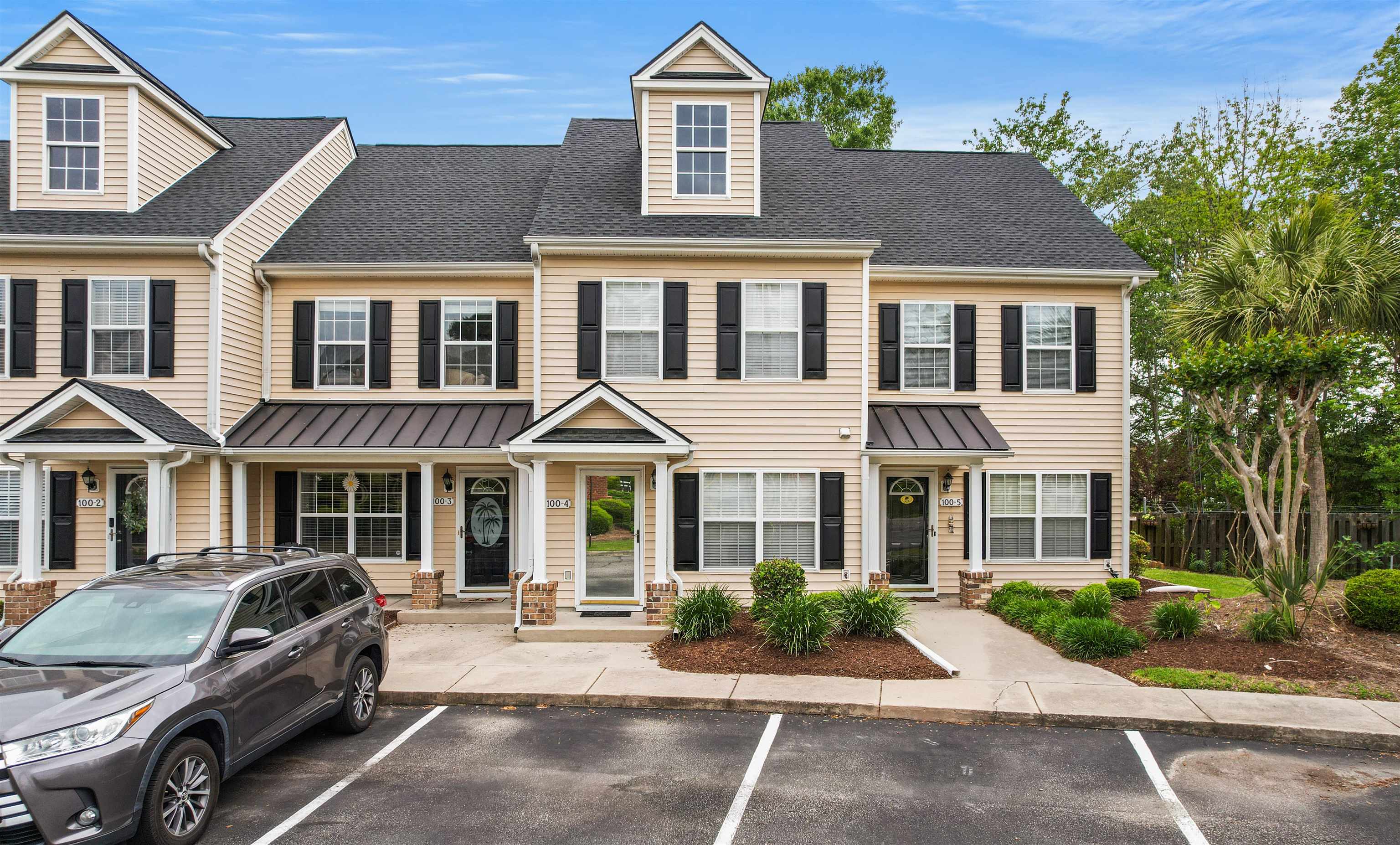 **open house friday, may 3rd, 11am - 1pm ***tucked away in the desirable merritt park community of little river, this charming two-story townhome features three bedrooms and two full baths, providing a cozy haven nestled amidst the lush carolina woods. recently updated with brand-new roofs in july/august 2023, this home exudes both comfort and style. as you step inside, you'll be greeted by the inviting ambiance of wood flooring throughout the downstairs area, adding a touch of elegance to the space. the main level boasts a spacious owner's suite complete with its own ensuite bath, offering convenience and privacy. step out onto the private back patio and take in serene water views, perfect for relaxing and enjoying the outdoors. the open-concept layout seamlessly connects the living room, dining area, and kitchen, creating a fluid and welcoming atmosphere. upstairs, two additional bedrooms share a full bathroom, providing ample space for guests or family members. conveniently located on the main level next to the kitchen, you'll find a discreetly placed laundry room hidden behind bifold doors, adding practicality to the home's layout. residents also have access to a community pool, with the hoa fee covering essential services such as water, sewer, trash, basic cable, landscaping, and pest control. with its prime location, this townhome offers easy access to nearby shops, restaurants, and entertainment options. plus, the beach is just minutes away, making it an ideal retreat for those seeking coastal living at its finest.