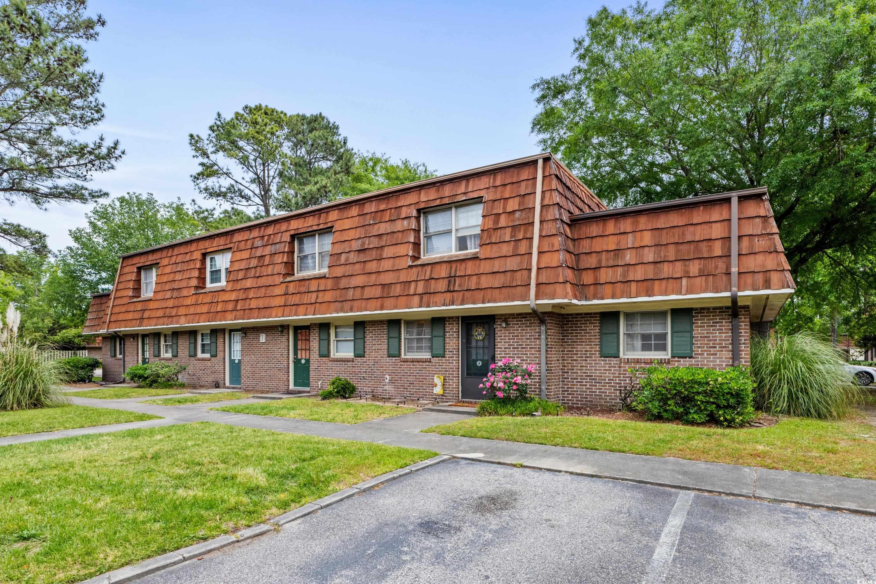 here is an awesome opportunity to own an end unit minutes from the university or the beach! this townhome offers tons of space including a huge outdoor patio that's fenced in! this end unit is literally in the backyard of coastal carolina university. this would be great as an investment for students or first time home buyers! make sure you make an appt today to see this unit!
