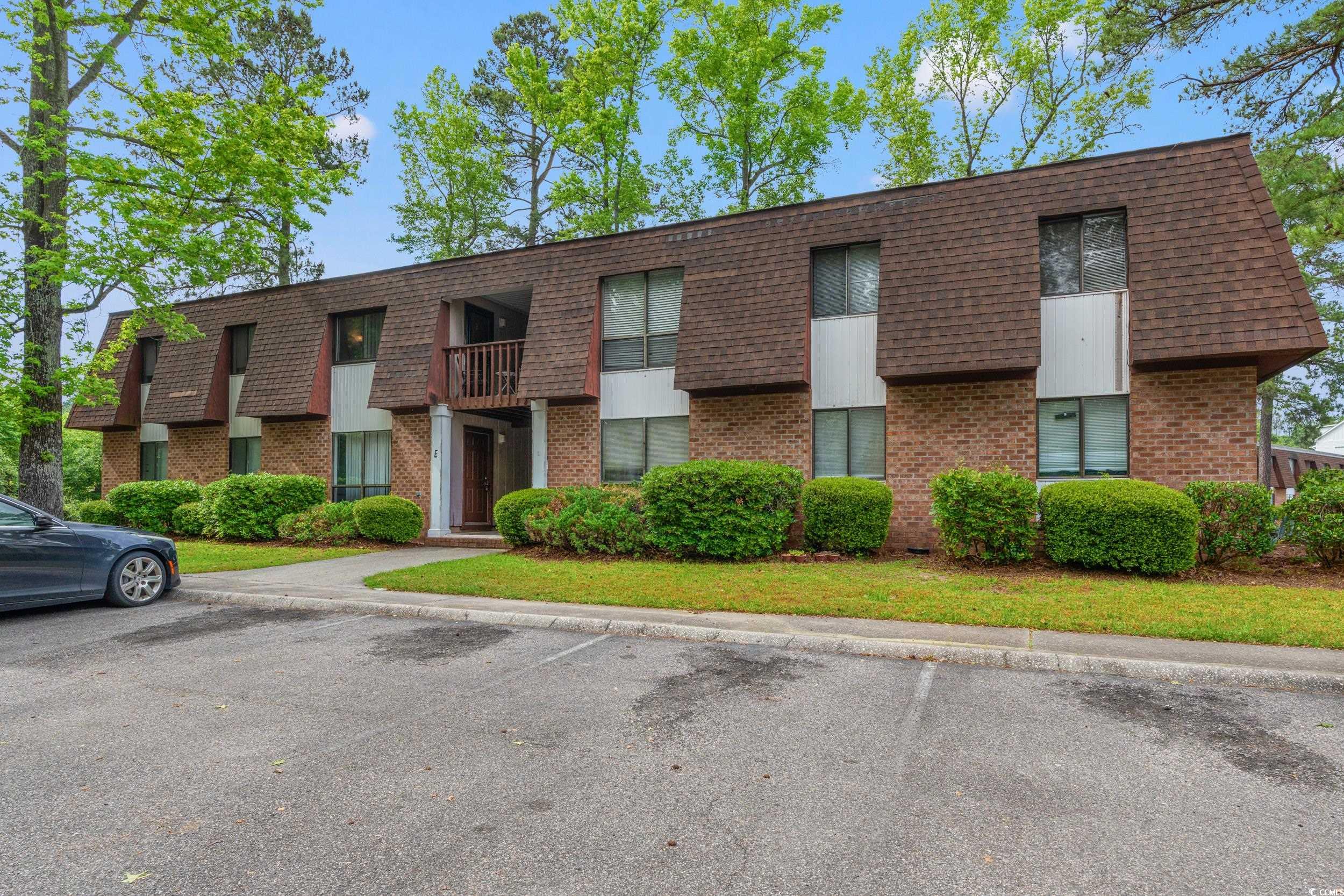 this updated second floor condo with 2 bedrooms and 1 bath is a perfect opportunity to live close to coastal carolina university. situated on a dead end street off of hwy 544 , this property is less than a quarter of a mile to coastal's football stadium and half a mile to the academic buildings. the unit has been updated with laminate flooring throughout and painted a popular gray. the kitchen features white cabinets and a white tile backsplash and all of the brand new appliances convey. there is a small laundry room with a stackable washer and dryer included. the main bedroom has a walk in closet. the bathroom has been updated with a tile backsplash and medicine cabinet. hoa includes building insurance, water/sewer, trash pick up, and pest control. this is the affordable move in ready option you've been looking for or a great investment property close to conway medical center and coastal carolina university. *some images have been virtually staged.