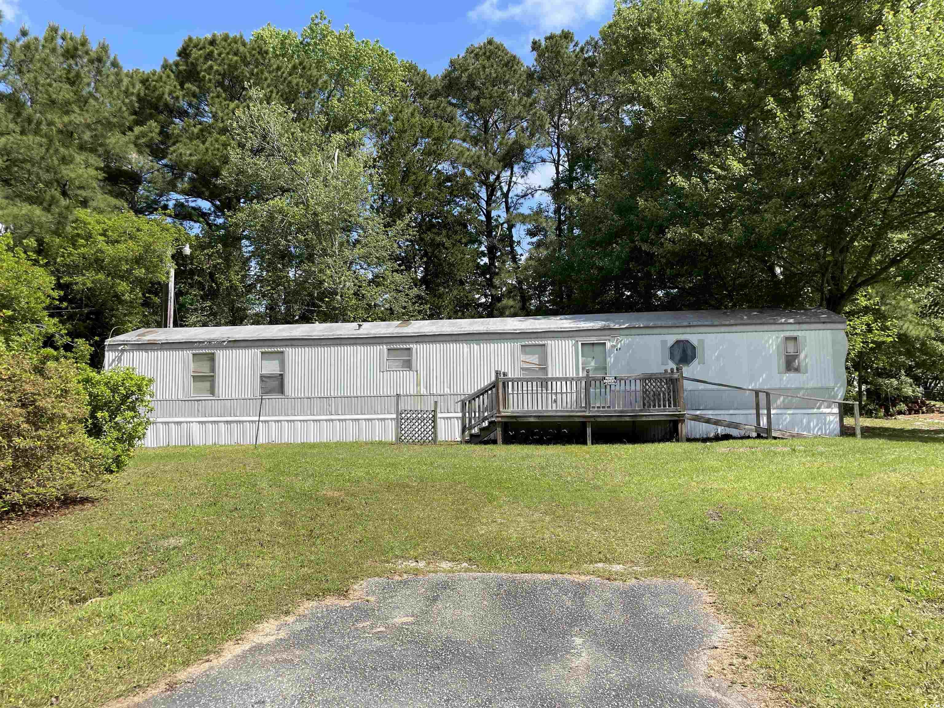 this two bedroom and two bath single-wide mobile home is located on a quiet street in pawleys island.  live close to schools, shopping, restaurants, and the beach without an hoa!   conventional loans and cash sales only. mobile home is being sold as-is.  buyer and/or buyer's agent to verify square footage. mobile home title has not been retired.