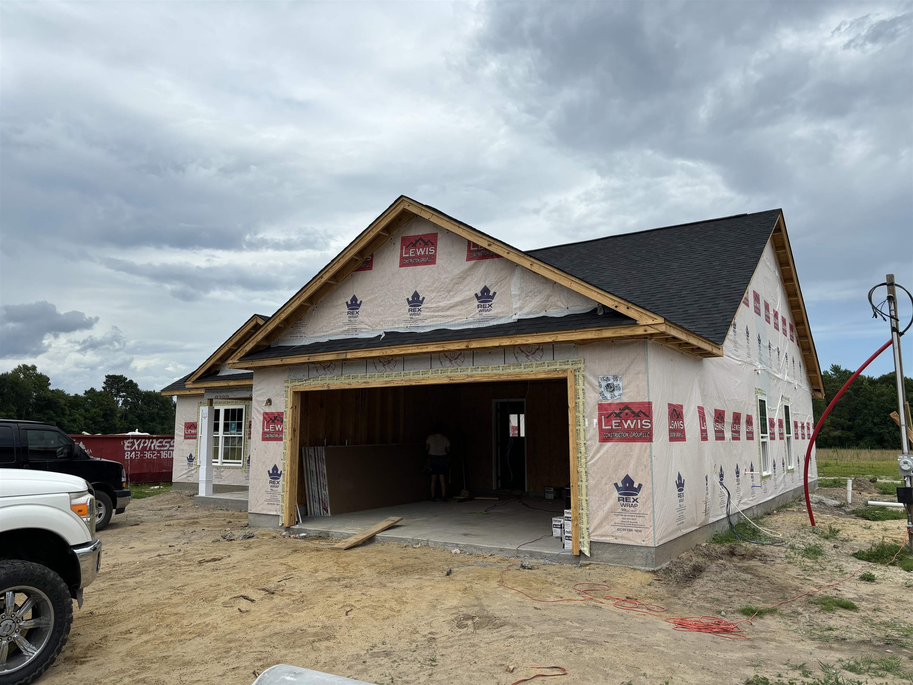 This new construction home features 4 bed and 2 bath with all LVP flooring and granite countertops throughout. The kitchen boasts a lovely, vaulted ceiling, and open concept to the living and dining areas. Stainless steel appliances furnish this beautiful kitchen with soft close cabinets, tile backsplash, kitchen island, and pantry. The master has tray ceilings and separate his and hers closets in the spacious master bathroom. The master bath also features a double vanity, soft close cabinets, linen closet and shower. This split bedroom plan has 3 guest bedrooms with a guest bath offering soft close cabinets, and tub/shower combo. Outside enjoy your large covered screened back porch in this lovely county setting on 1 Acre with NO HOA! Call today and ask how you can make this your future homesite. ** Pictures are from a previous built home, same floor plan**