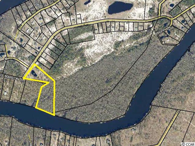 nice lot to  be subdivided on francis marion drive.  lot is approximately 8.62 acres of land with plenty of space to build on the highland and river frontage along the black river.  property has a pond on the front and river access along the rear.
