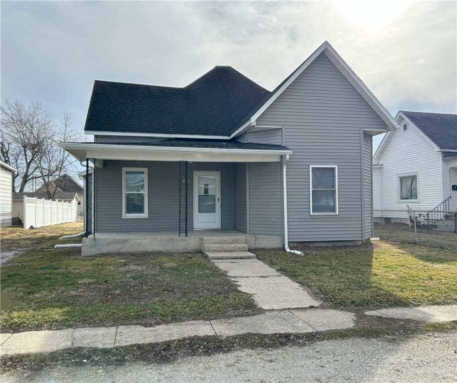 Talk about a Transformation! WOW WOW WOW! Check out this completely remodeled home close to the Junior High! This 2 bed 1 bath home is move in ready! Completely gutted to the studs and all new put back in 2022-2023. All newer LVT flooring, walls moved, large bedrooms with nice 6x5.4 walk-in closets. 10' ceilings! Large Full Bathroom with linen closet. Separate Laundry room off the dining area. Basement great for storage! HVAC 2022; Water Heater 2022; Electric Panel & Wiring & Plumbing 2022. Back up the Truck and Start unloading!