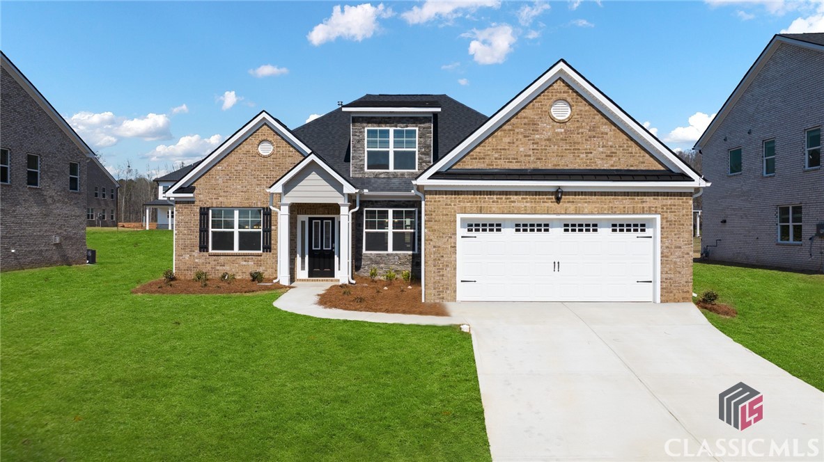 Welcome home to Oconee County's newest neighborhood, Westland!  HIGHLY RANKED NORTH OCONEE SCHOOLS, 3 SIDES BRICK, LUXURY FINISHES. This neighborhood is close proximity to Hwy 316 at approximate 5.8 miles, and approximately 23 minutes to UGA.   This beautiful MARLENE FLOOR PLAN offers ranch style living.   Walking in from the front door you enter your foyer & will enjoy your formal dining room with coffered ceilings.  Your chef kitchen will have built in double ovens, gas range cooktop, dishwasher and microwave, that will get plenty of use for all your in-home dinners. Your guest will be able to enjoy the amazing food offerings in the kitchen cafe dining area or sitting at the Quartz countertop peninsula. There are ample cabinets with Quartz counter tops, brings a clean and modern look to your kitchen space.   Guest will have the luxury of staying over in the guest suite or bonus room upstairs with full bathroom. Once you are done for the day, relax in your Owner's Suite that has a luxury bath, walk-in closet gives ample space for your spring/summer or fall winter collections. Enjoy serenity and fall in love with your new home which is built with a pest system to prevent pest from entering your home, service provided from outside of your residence. Smart Home System, DEAKO light switches, and 2-10 Home Warranty. The community features a cabana, tennis courts, & pool. Photos used for illustrative purposes and do not depict actual look of home. Builders buy down rates available on select homes & UP TO $10k closing cost.