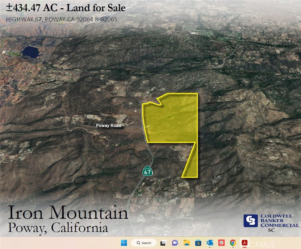 0 HIGHWAY 67, Poway, San Diego, California, 92064, ,Land,For Sale,0 HIGHWAY 67,IV23001747