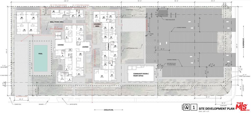 Proposed Site Plan for 32 Units