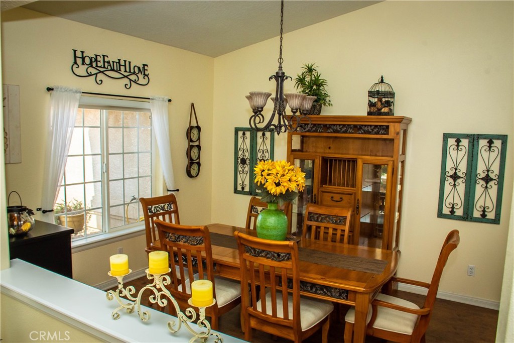 Formal dining area or family room.