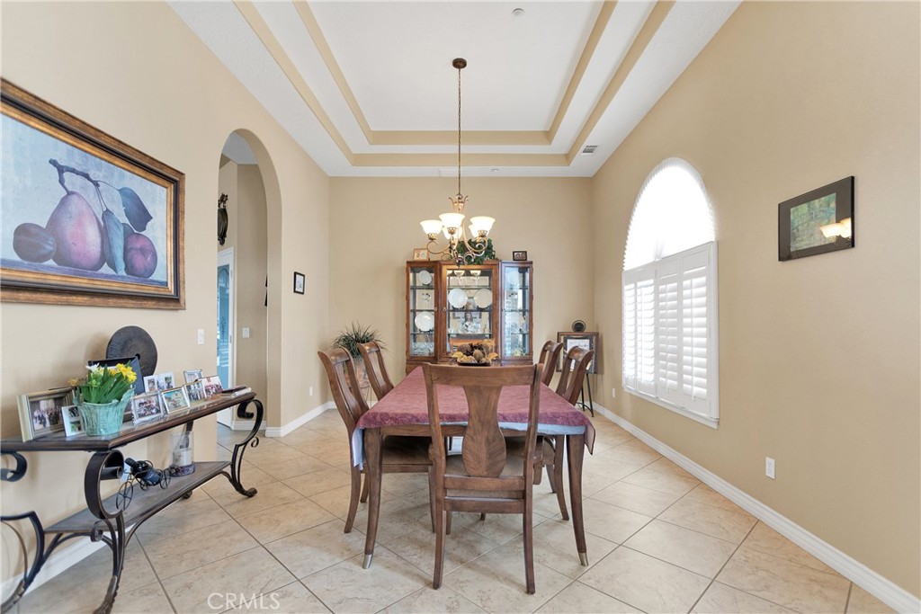 formal dining area in foyer