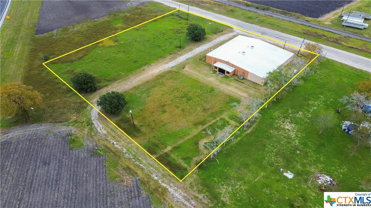 2.01 acres right off of Hwy 59 North between El Campo TX and Louise TX with a 10,830 sq  ft building.  Currently used as SPJST meeting place and has been rented out as a venue for weddings, dances, reunions, fundraisers etc.  Great venue location with plenty of parking area and easy accessibility from Hwy 59.  Could easily be repurposed for business looking to be outside city limits.
