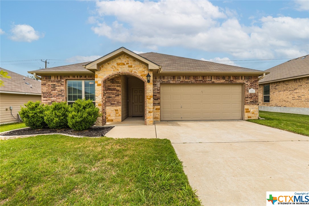 4 BEDROOM/2 BATH HOME IN THE BELTON ISD!  Conveniently located within the Westfield Subdivision, this Omega built home with no backside neighbors welcomes with a covered patio, high ceilings and an open floor plan. The island kitchen is complete with granite countertops, matching appliances, and transitions easily into the large dining area and living room all with tile flooring.  Under elevated ceilings, the carpeted secondary bedrooms are good sizes and are just steps away from guest bath & laundry room while the master, with backyard views, opens into a double vanity bath with shower/tub combo & walk-in closet. The exterior in includes gutters and is landscaped with red oak tree in front & a full sprinkler system. Last but not least, the home has the added bonus of ENERGY SAVING SOLAR PANELS that will be paid off by the seller at closing! This is truly a fantastic find for homebuyers & investors alike!