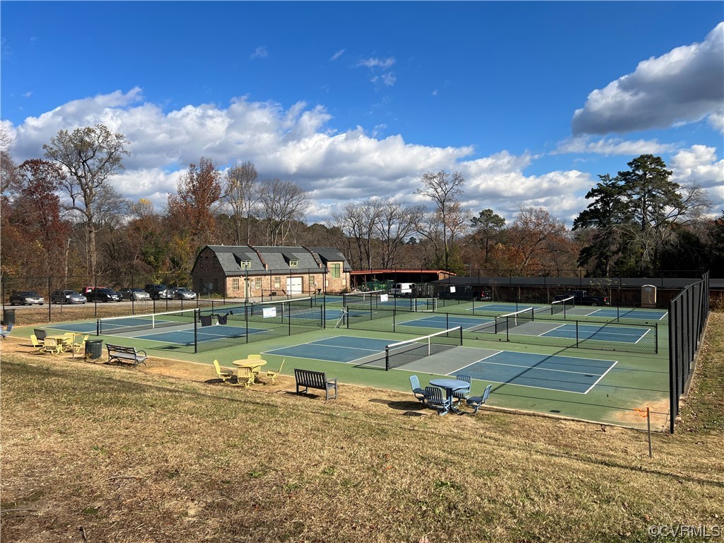 Pickle ball courts at Forest Hill Park