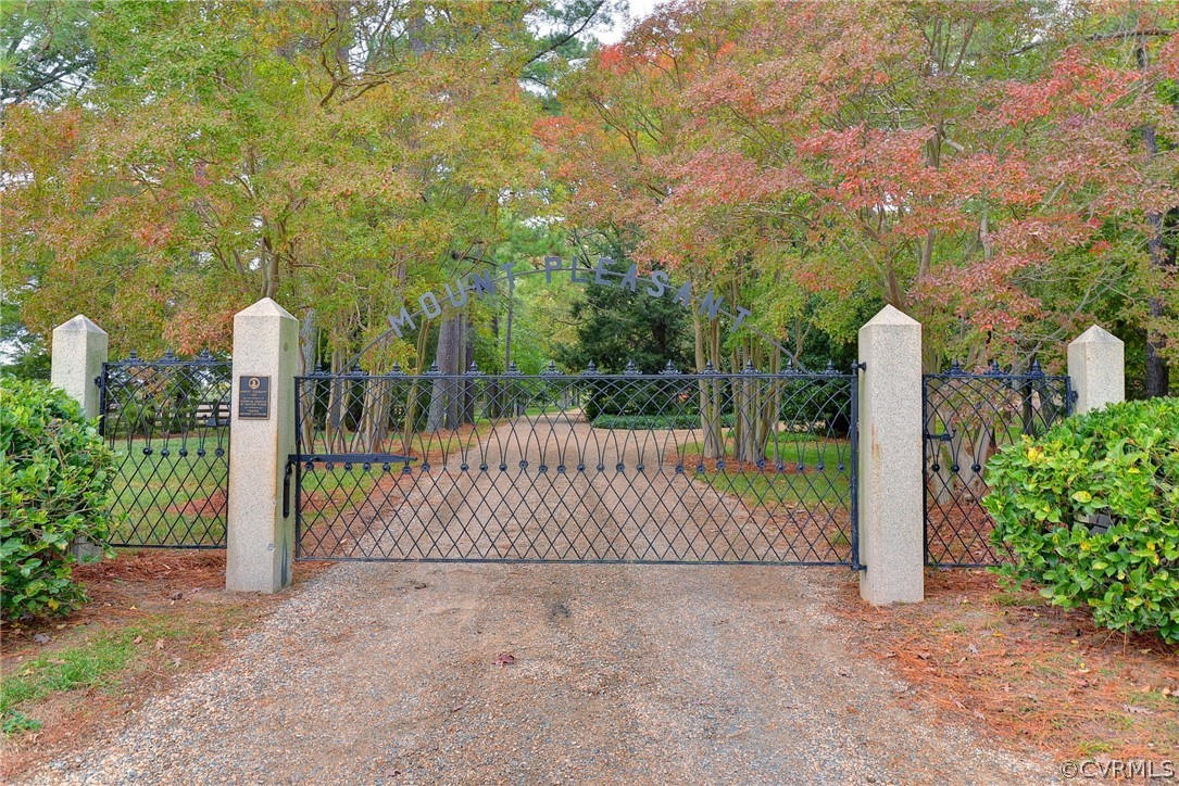 gated entrance