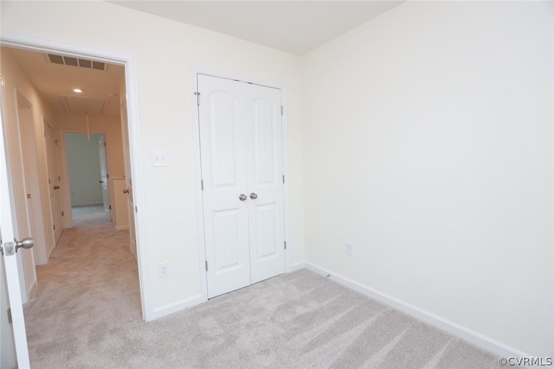 Two additional bedrooms with carpet and double door closet.