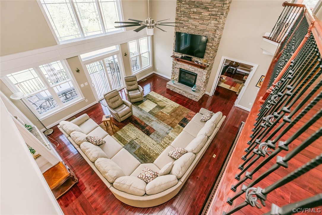Two-story great room